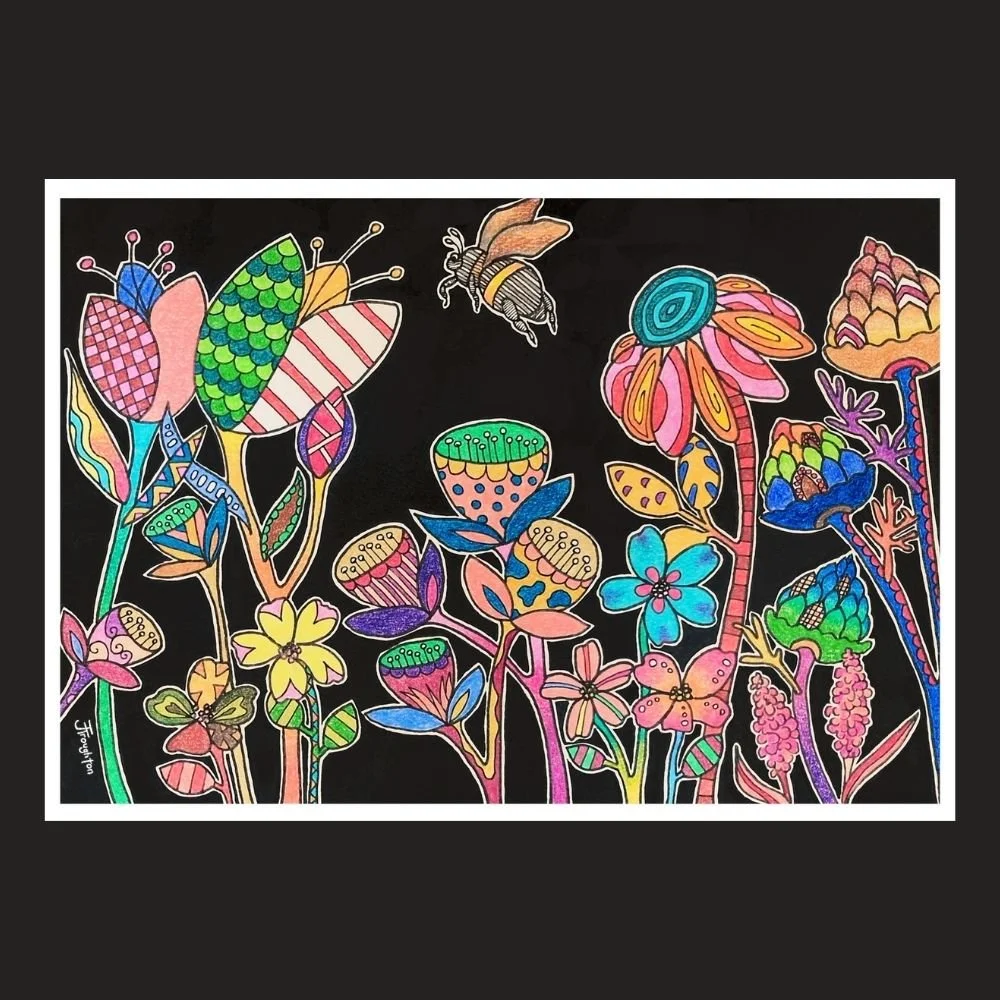 Print - "Summer bumbling" (A5)