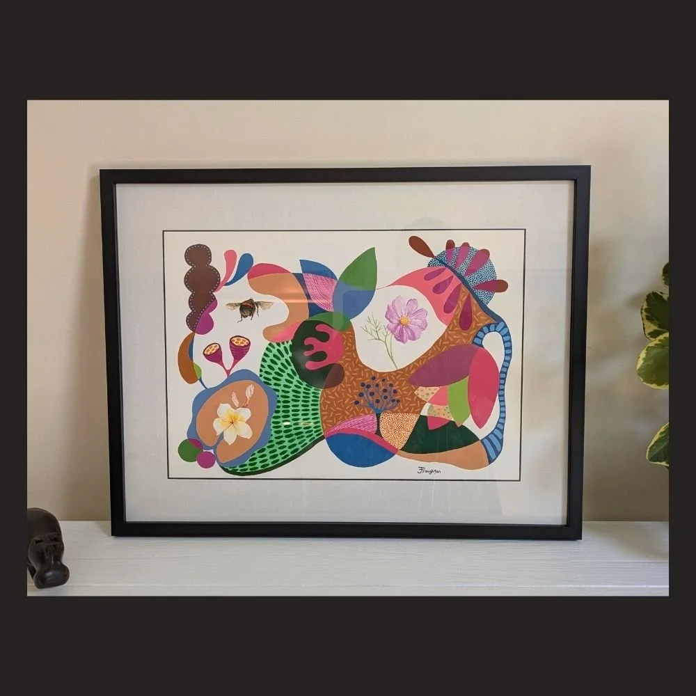 "Cosmolobee" - Original artwork (framed)