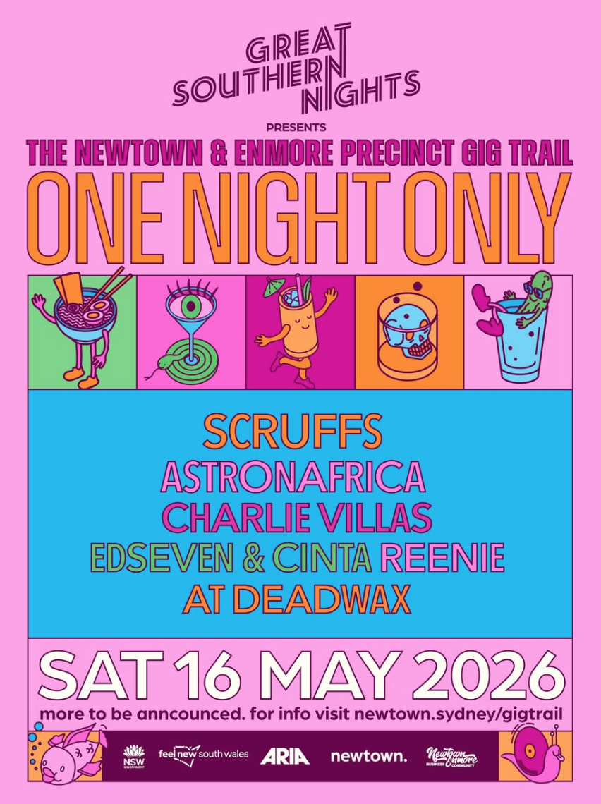 GREAT SOUTHERN NIGHTS: CHARLIE VILLAS, Astronafrica, REENIE, SCRUFFS, edseven &amp; cinta (LIVE)