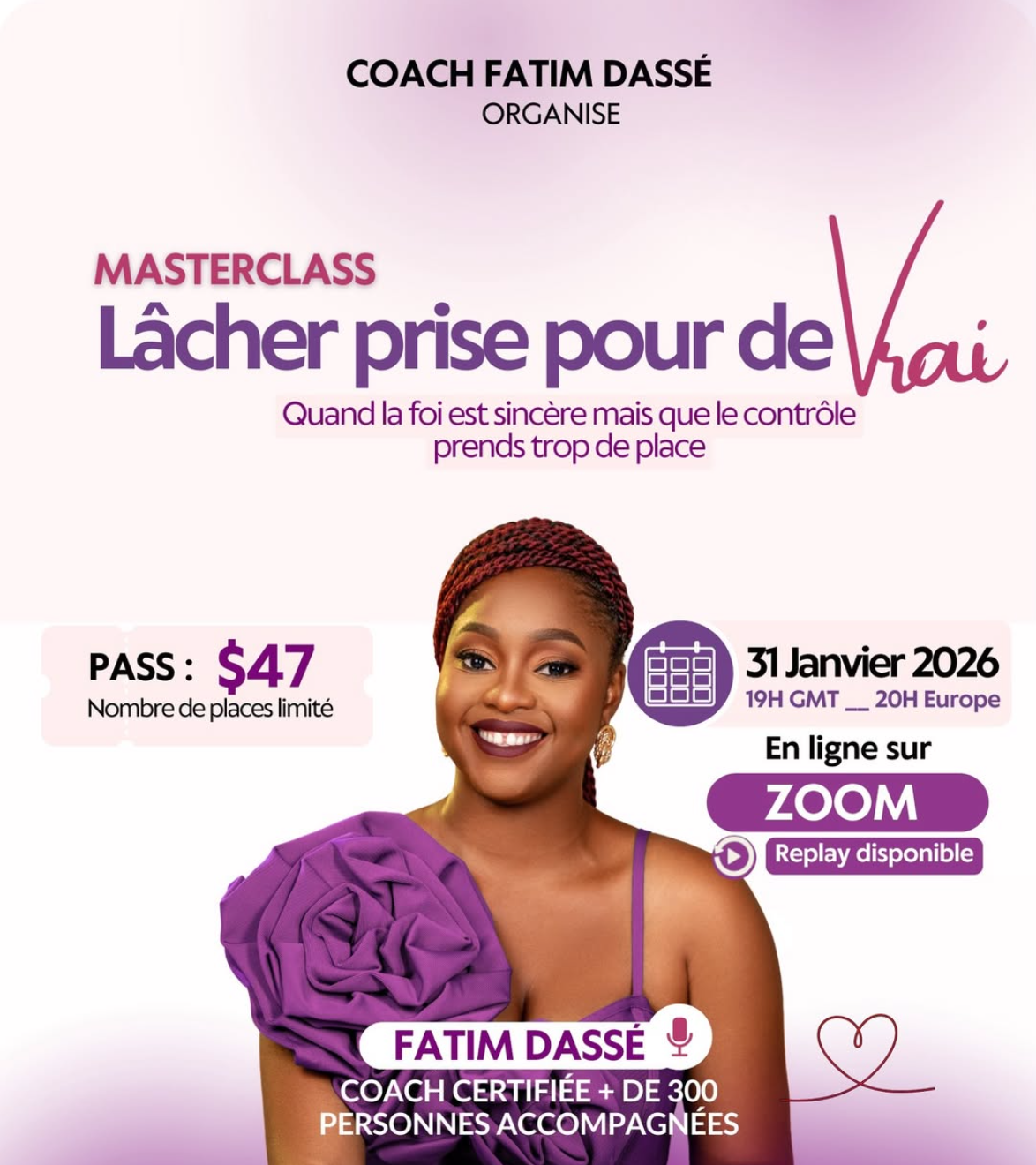 Masterclass - Lâcher prise (replay)