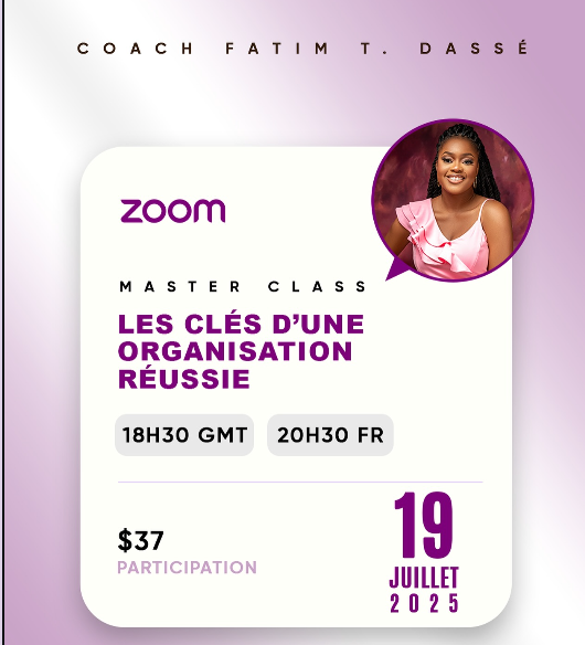 Masterclass - Les clés d'une organisation réussie (replay)