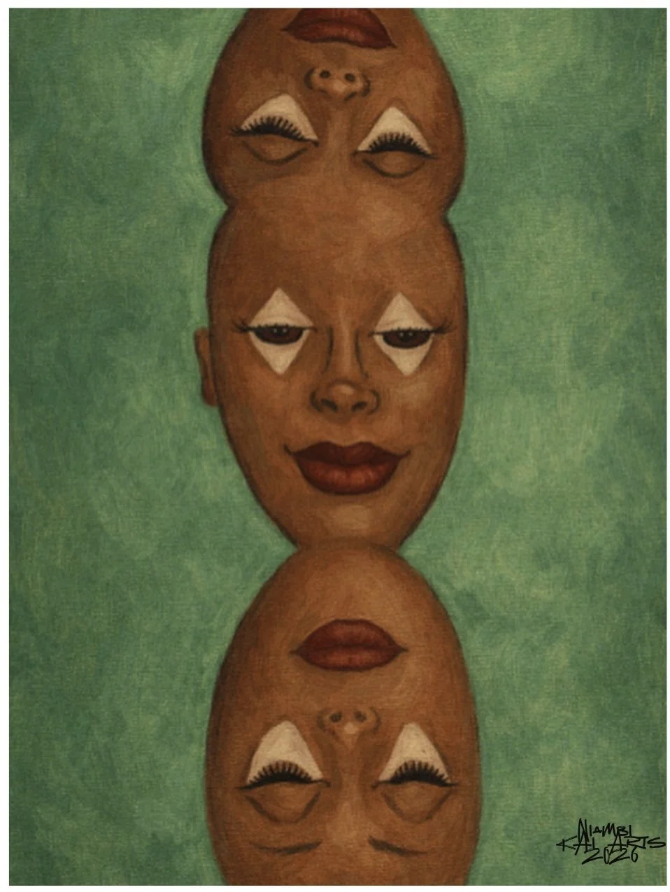 Vertical Faces ThreeFold