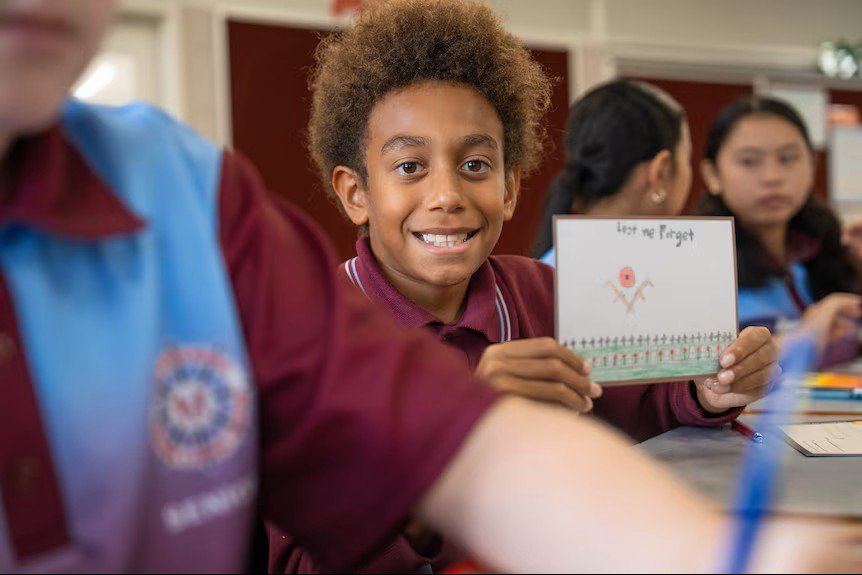 Students Honour Veterans with Heartfelt ANZAC Day Postcards