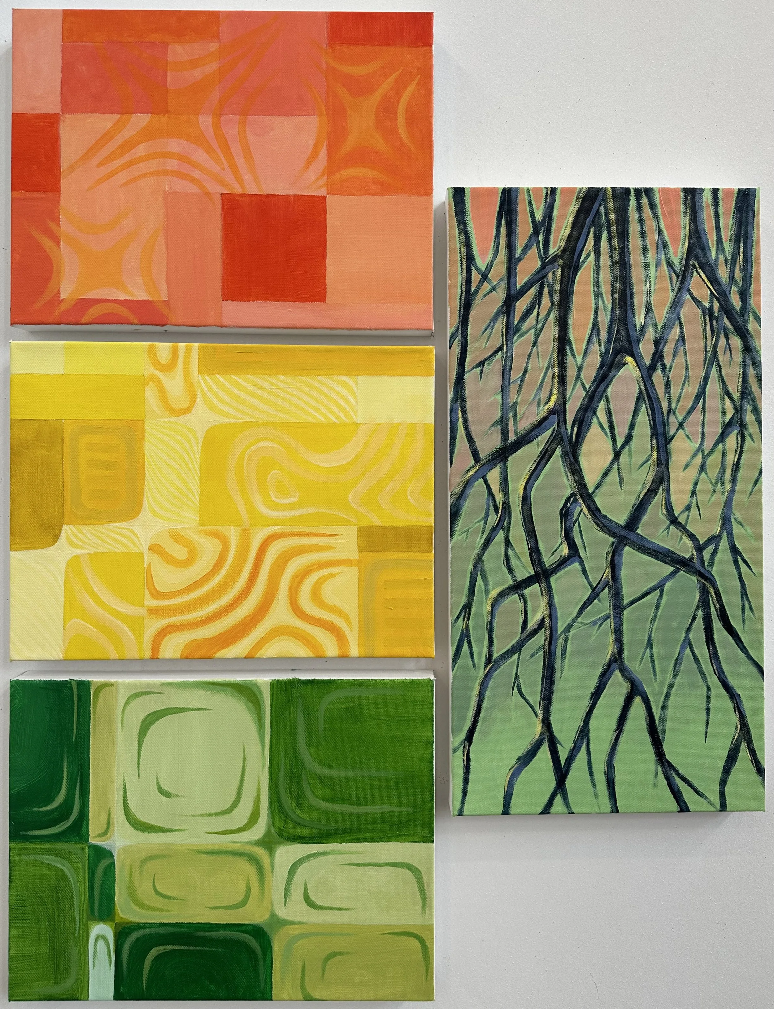 Neuroscape Series, acrylic on canvas