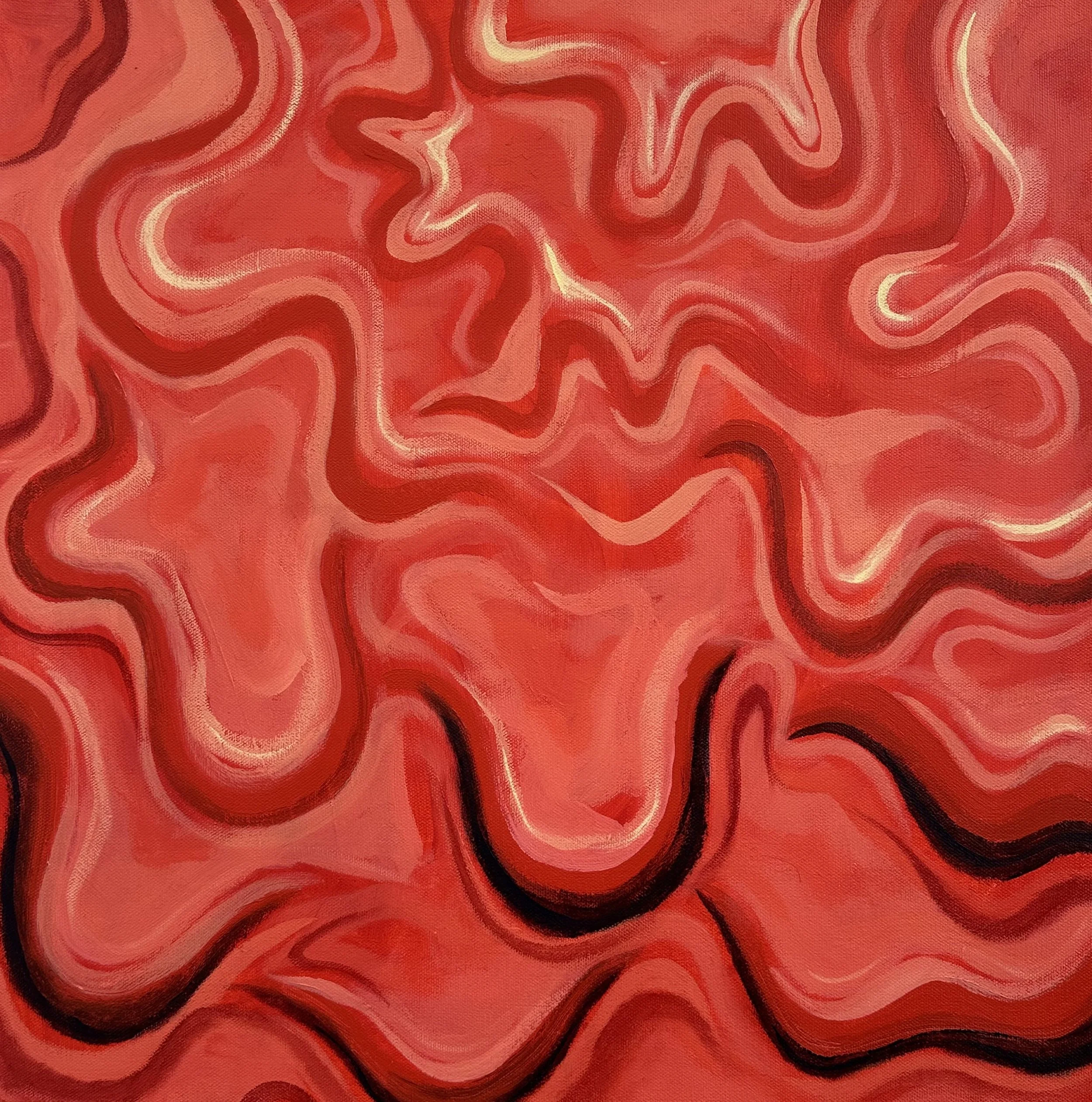 Cortex, 20" × 20", acrylic on canvas