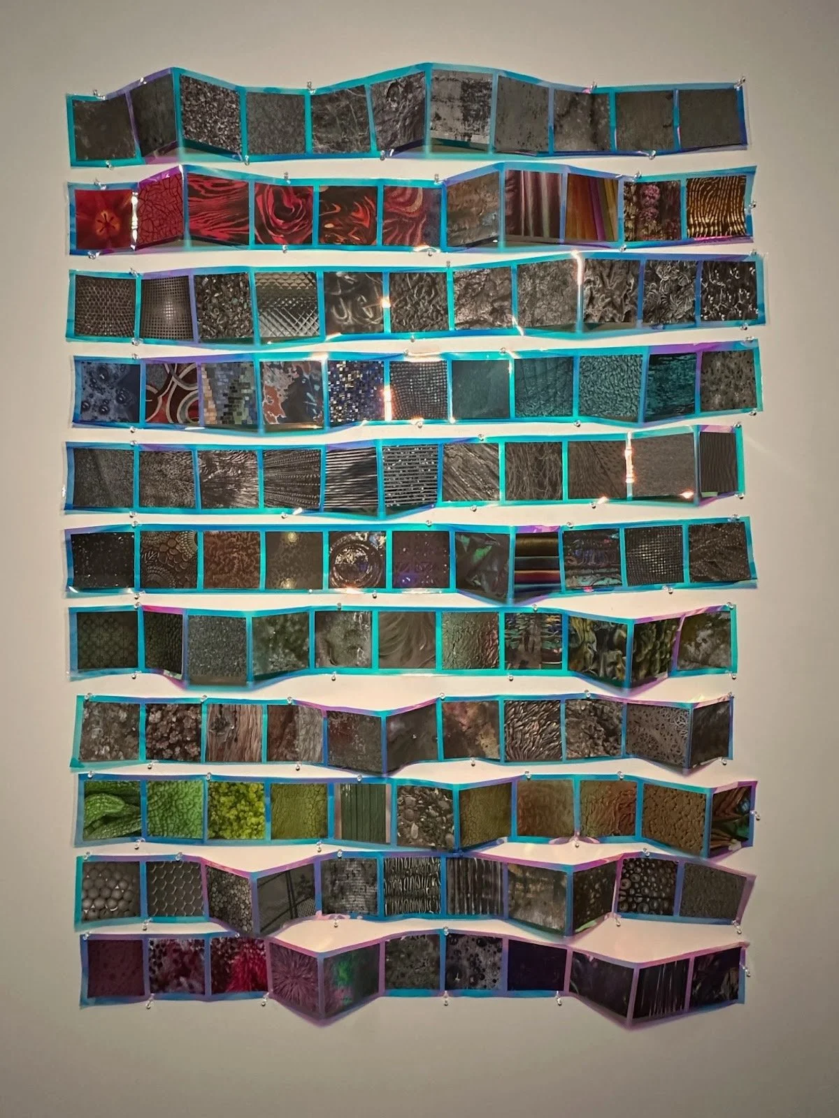 Untitled, 2025
Self-adhesive photo paper, iridescent vinyl
H35”xW35”xD2”
