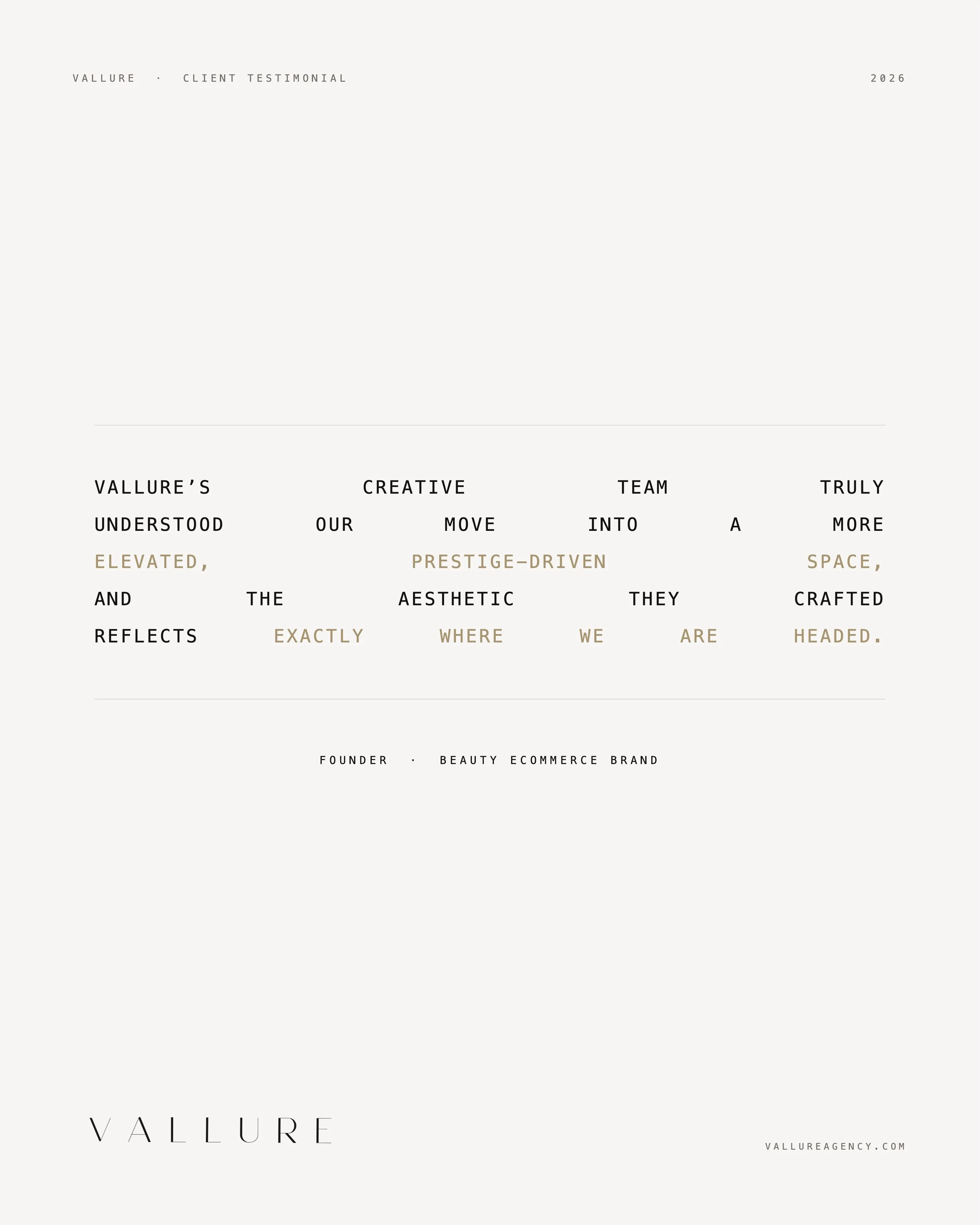 This is the feedback that makes the work worth doing.&nbsp;

Results matter, but so does how the partnership feels to be in. That standard runs through every engagement we take on. Link in bio.