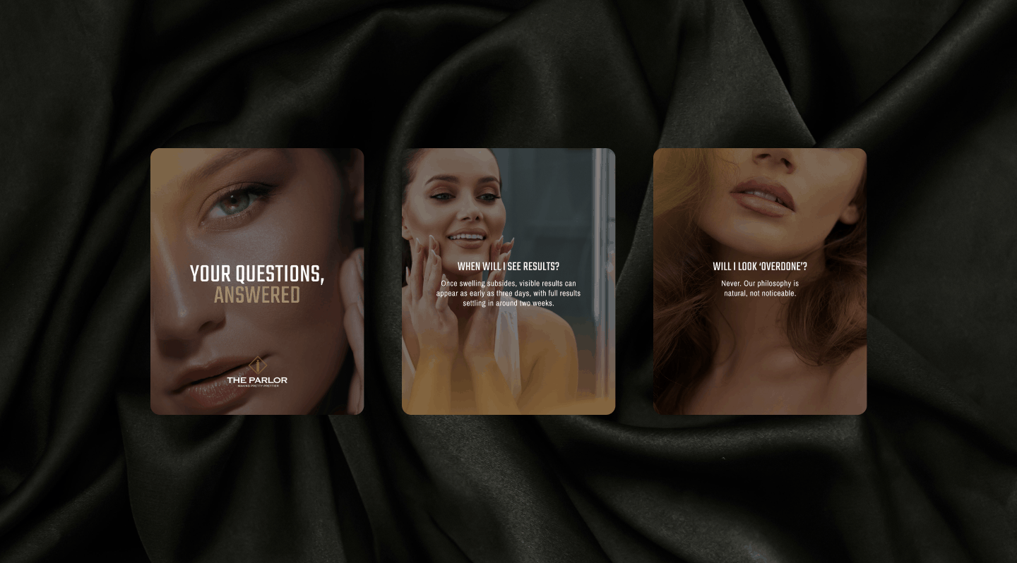 Social media marketing for The Parlor MedSpa in Scottsdale AZ