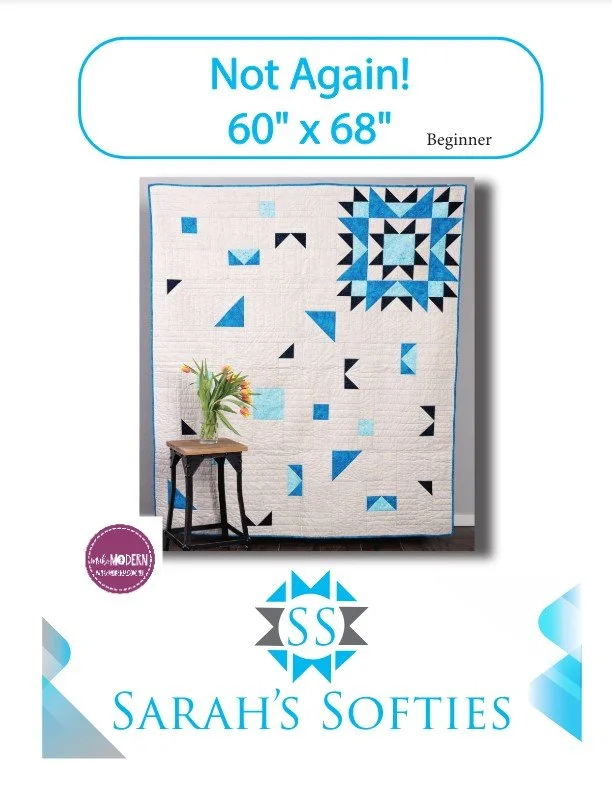 Not Again quilt pattern Make Modern Sarah's Softies