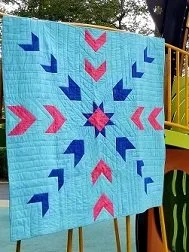 Splat – 62” x 62” Modern Quilt Pattern – Beginner Friendly – Traditional Block with a Twist – PDF