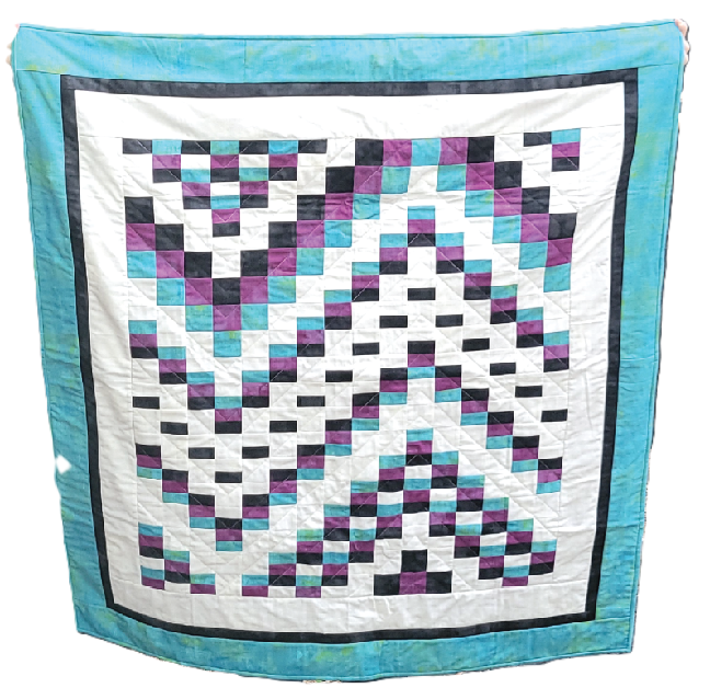 Christchurch – Bargello Quilt Pattern – 46” x 50” – Confident Beginner – Featured in Make Modern – PDF