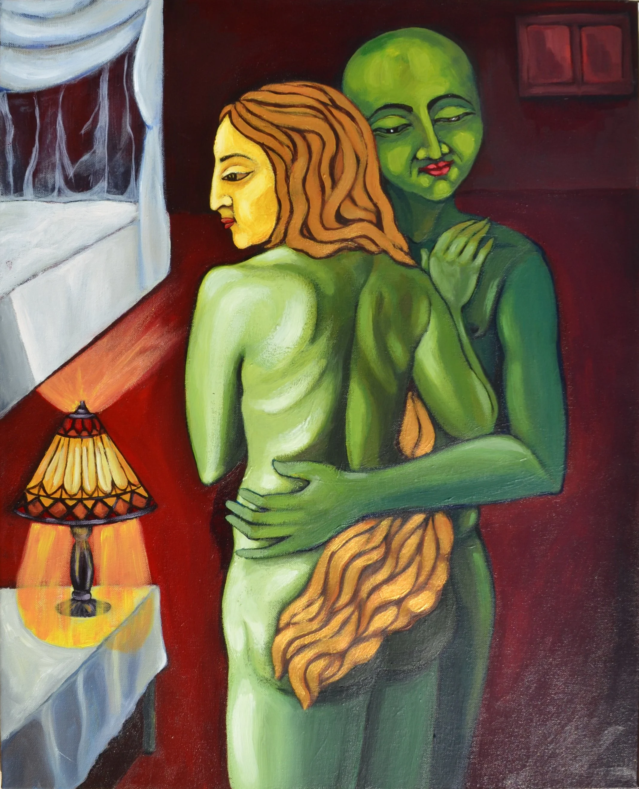 Passion (Shringar Rasa)_Acrylic on Canvas_30x24_2012.JPG
