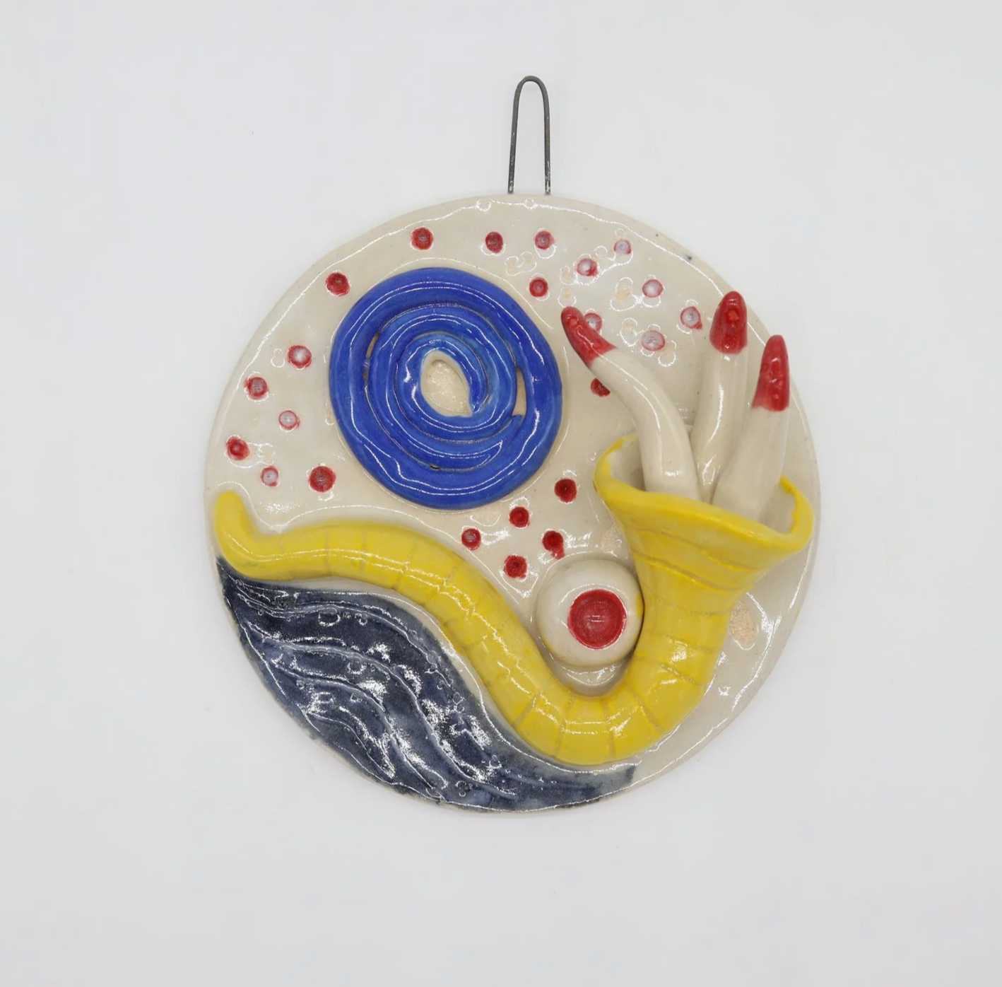Primary Pulse #9, Ceramic, 5 x5 x2 inches