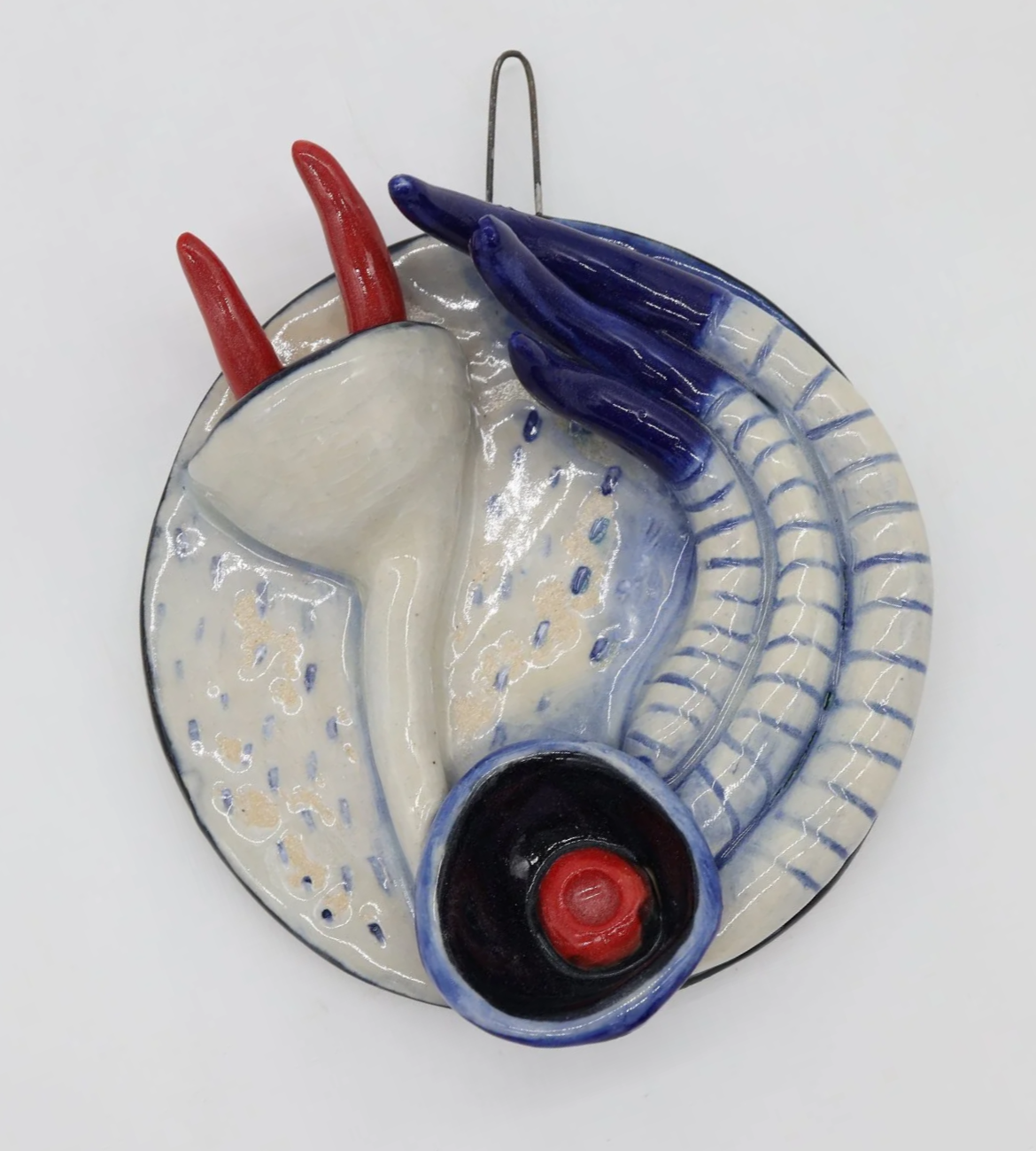 Primary Pulse #2, Ceramic, 5 x5 x2 inches