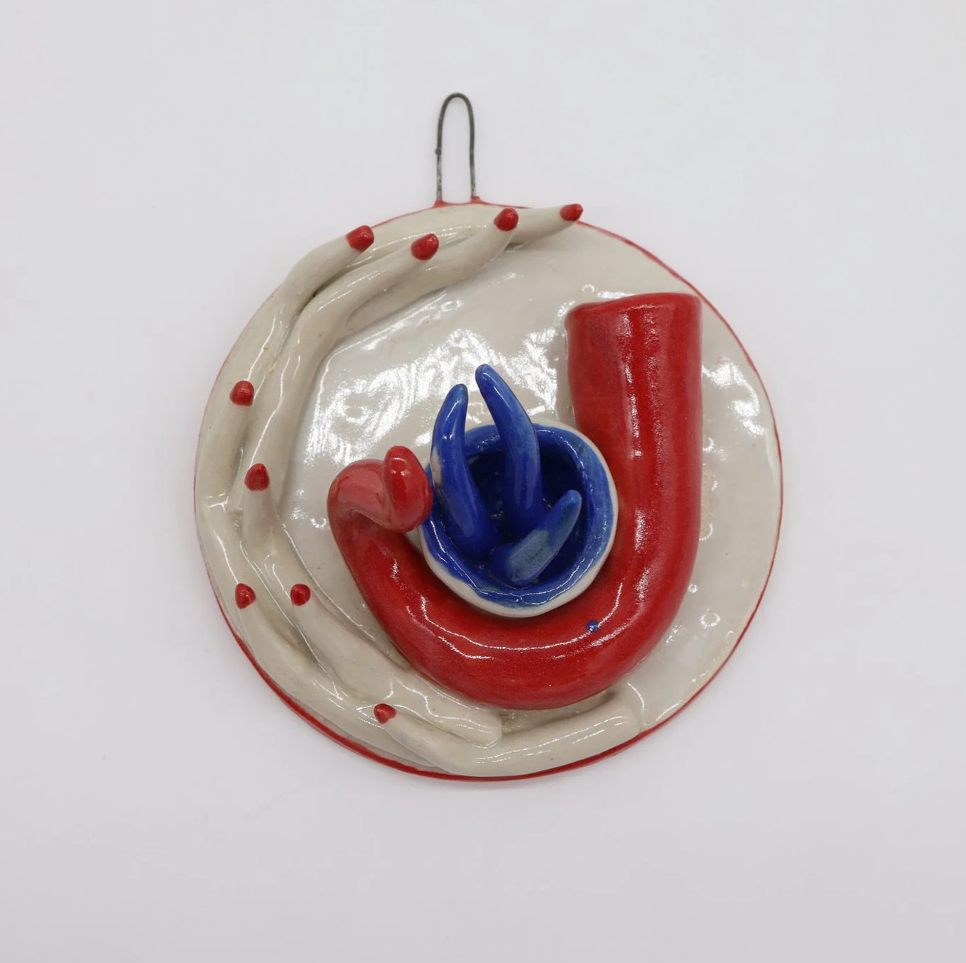 Primary Pulse #10, Ceramic, 5 x5 x2 inches