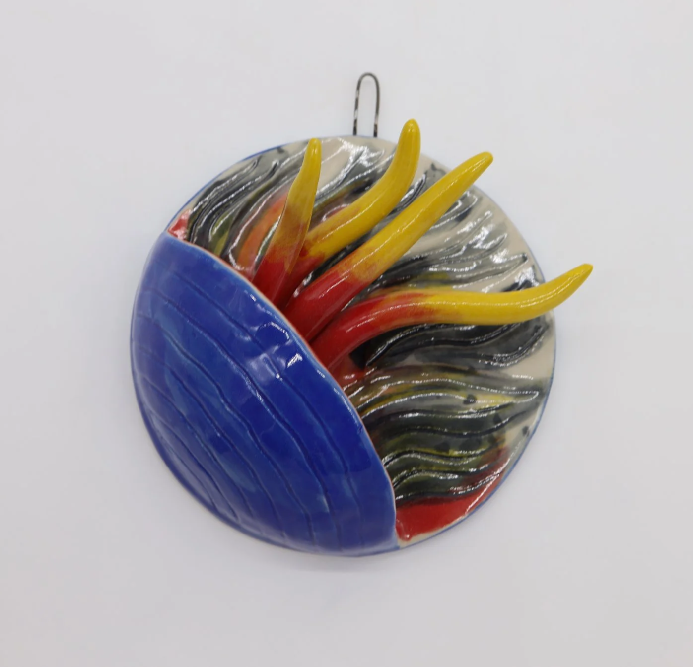 Primary Pulse #11, Ceramic, 5 x5 x2.5 inches