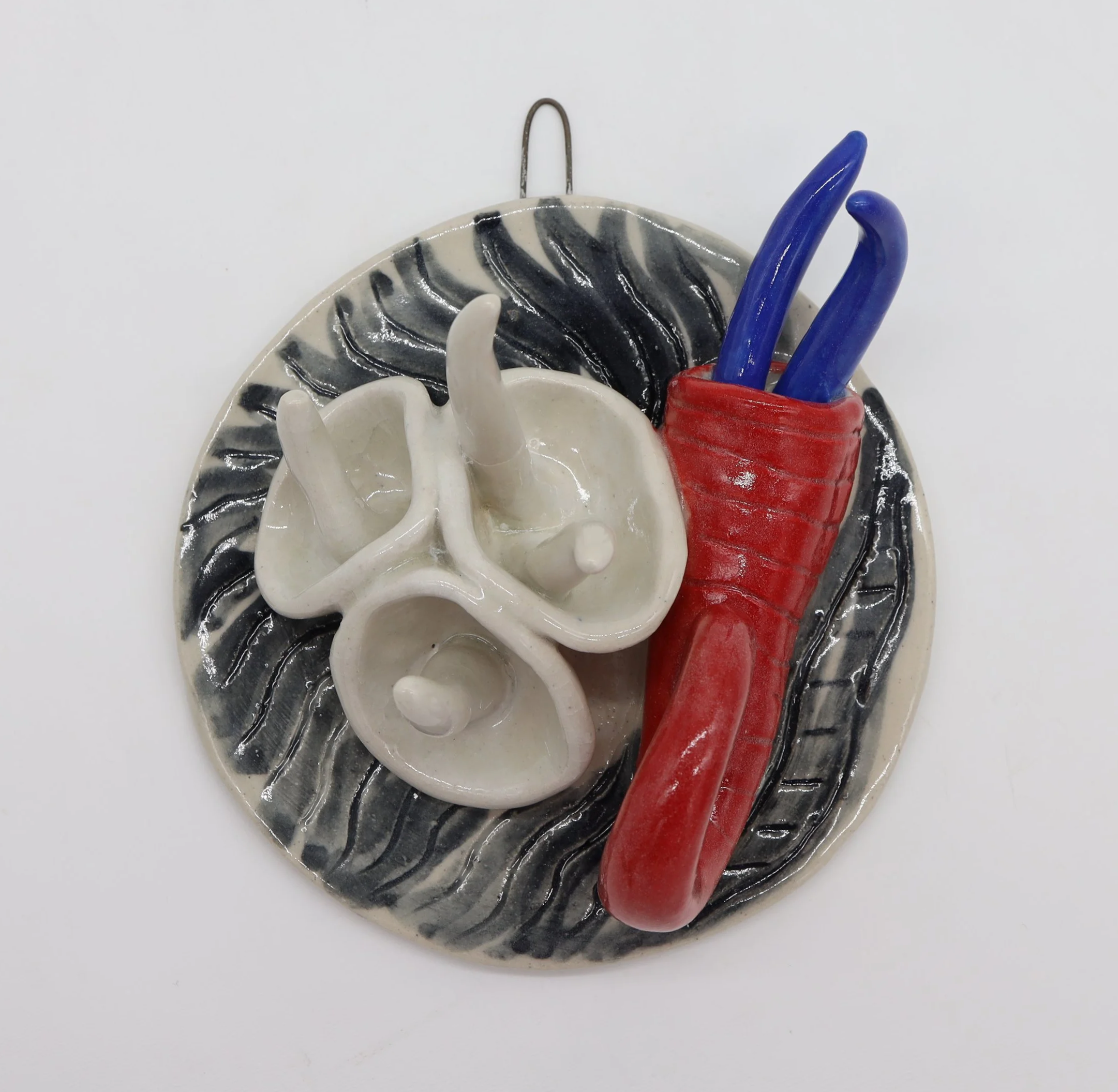 Primary Pulse #12, Ceramic, 5 x5 x2 inches