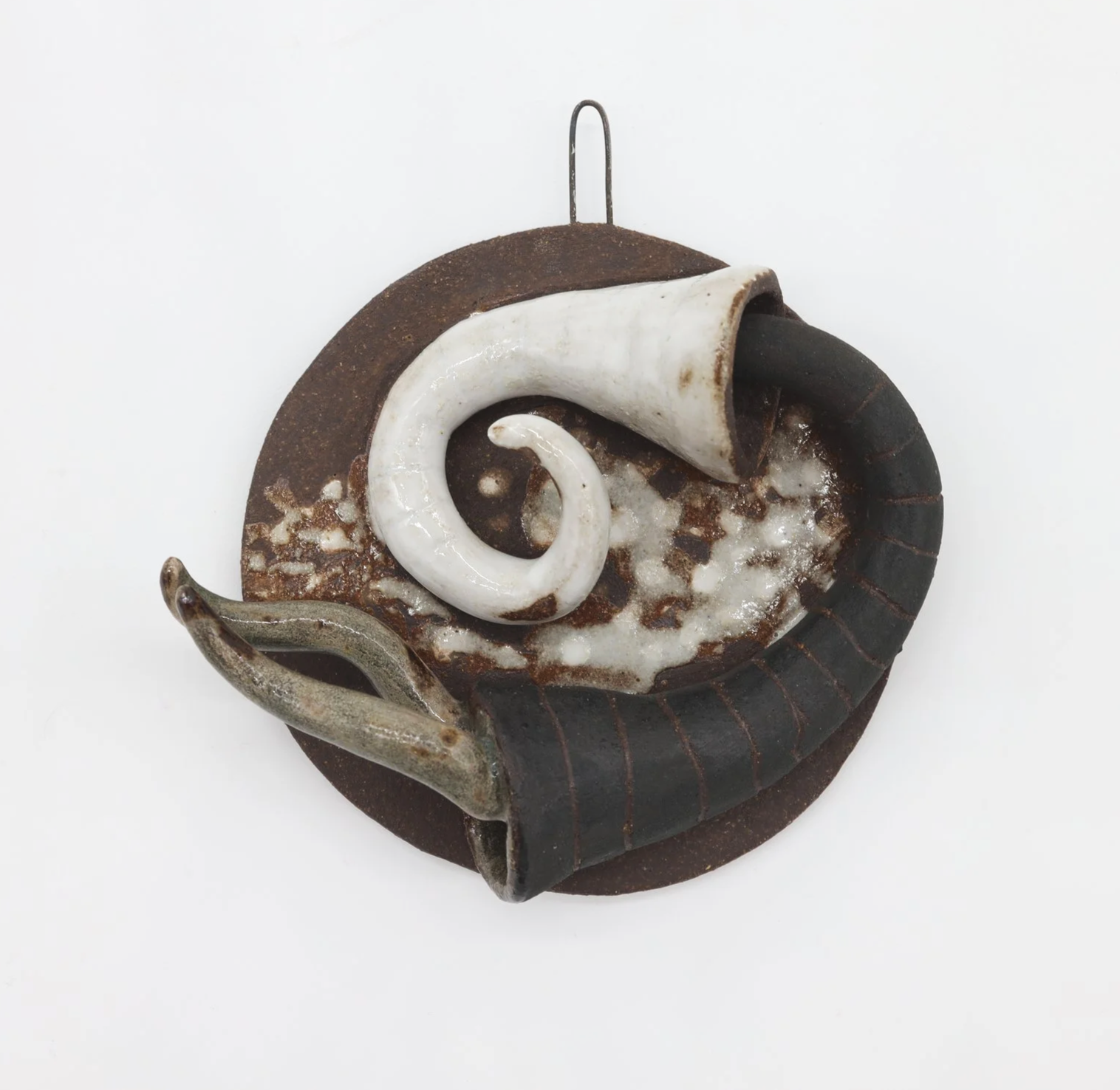 Grounded: Trace #4, Ceramic, 5x 5x 2 inches