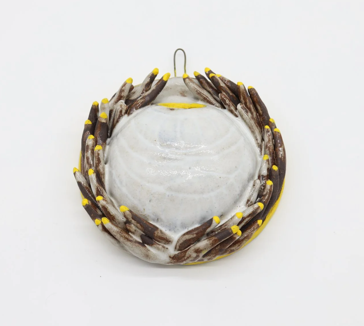 Grounded: Trace #7, Ceramic, 5x 5x 2 inches