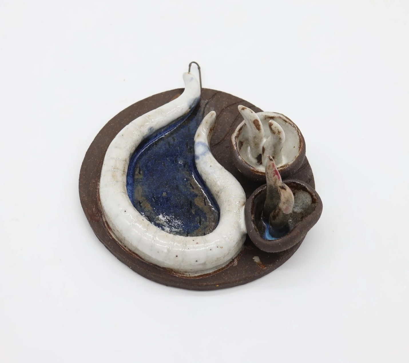 Grounded: Trace #9, Ceramic, 5x 5x 2 inches
