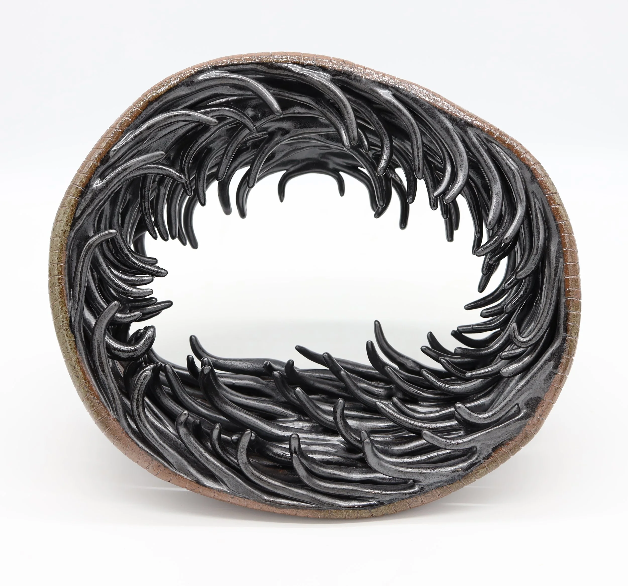 Black Pearl, Ceramic, 10.5” X 13.5” X 5.5” (H X W X D)2023