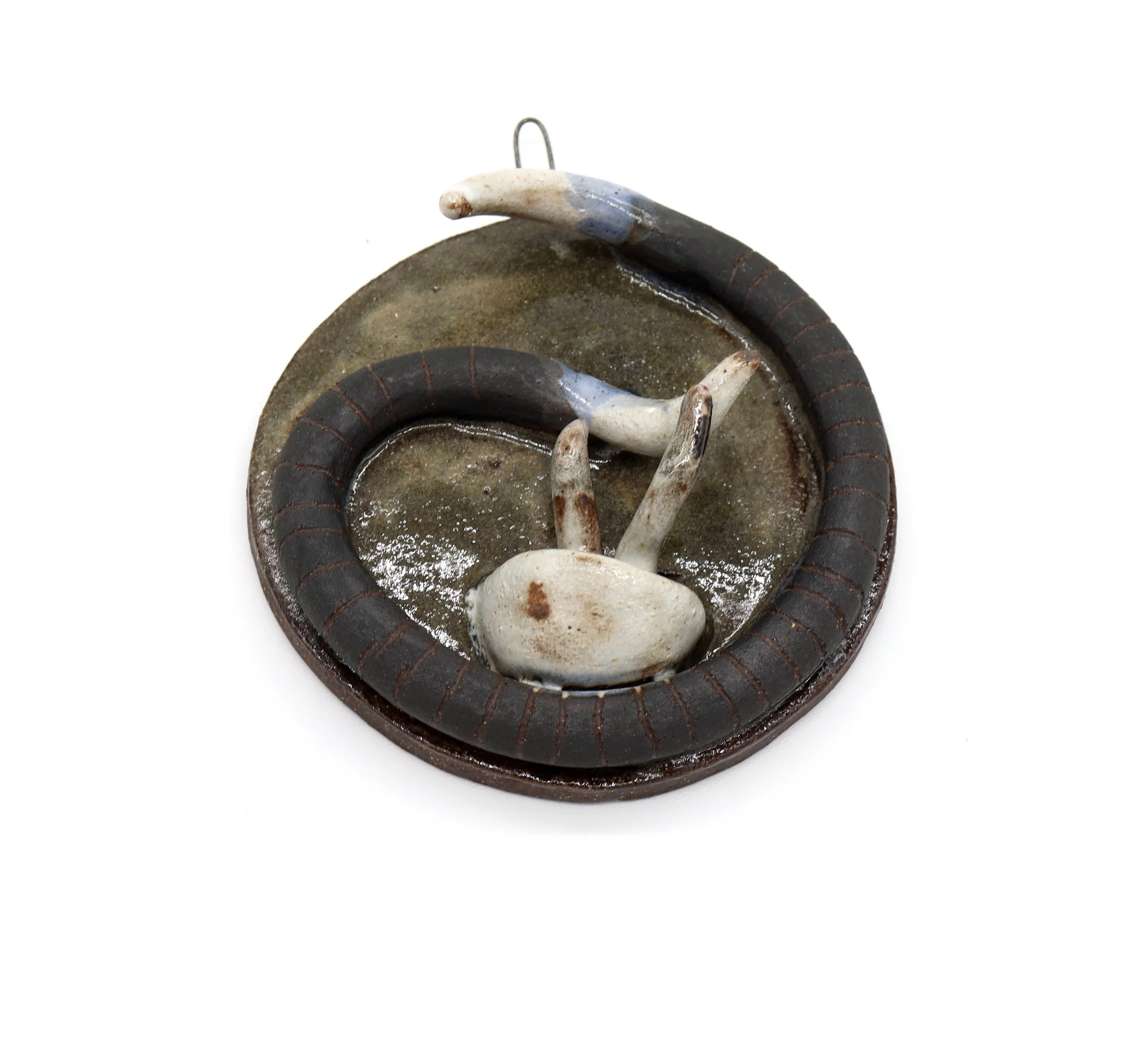 Grounded: Trace #10, Ceramic, 5x 5x 2 inches