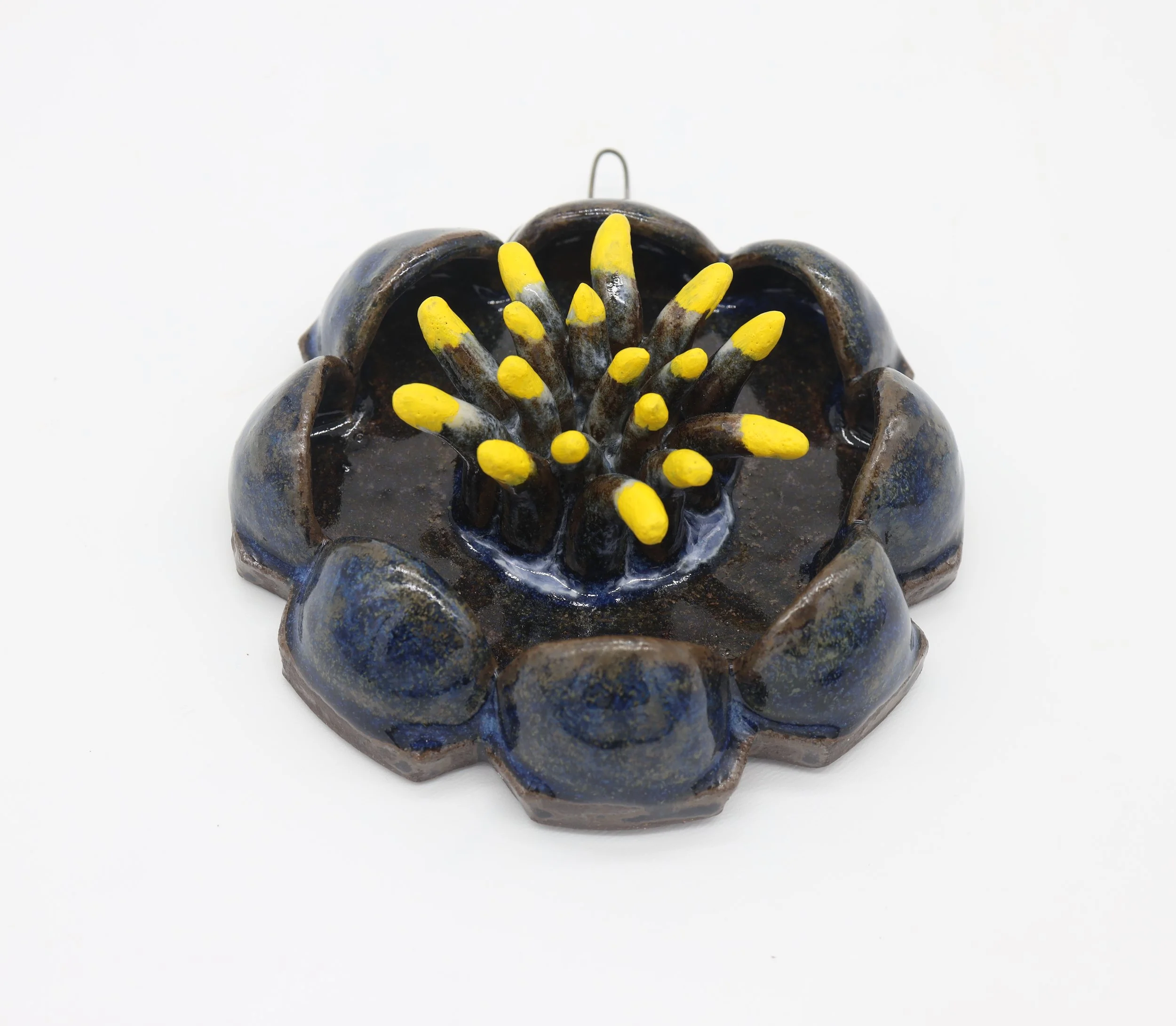 Breaking Blue #5, Ceramic, 5 x 5 x 2 inches
