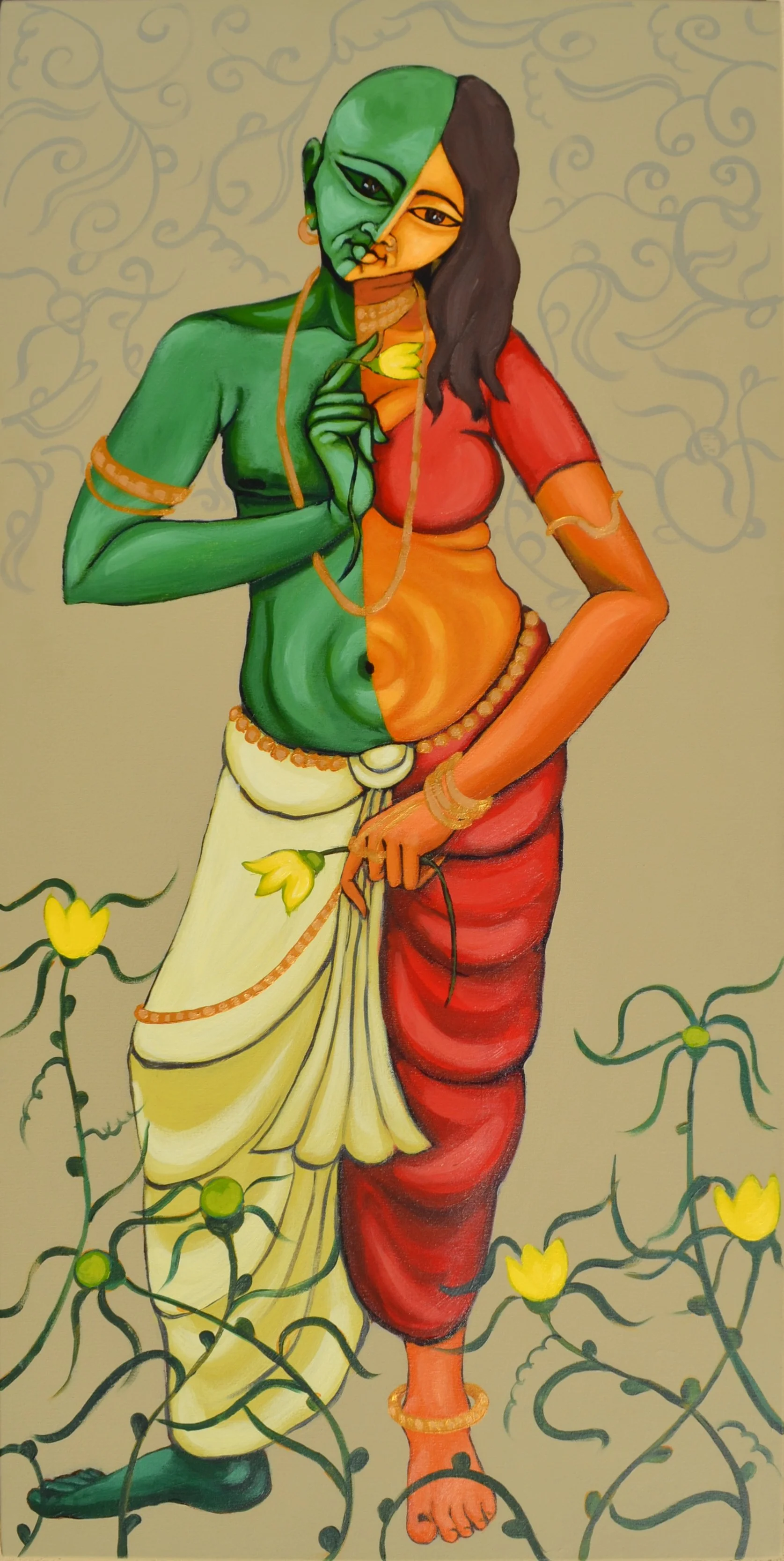Absolute ( Shringar Rasa)_Acrylic_48x24_2012.JPG