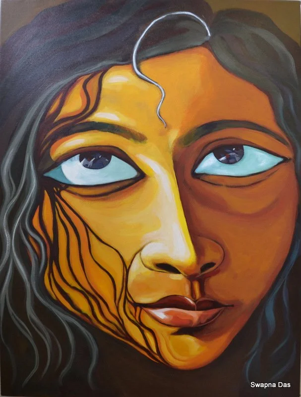 Self Portrait
Acrylic on Canvas, 2014
30"X 20" (HXW)