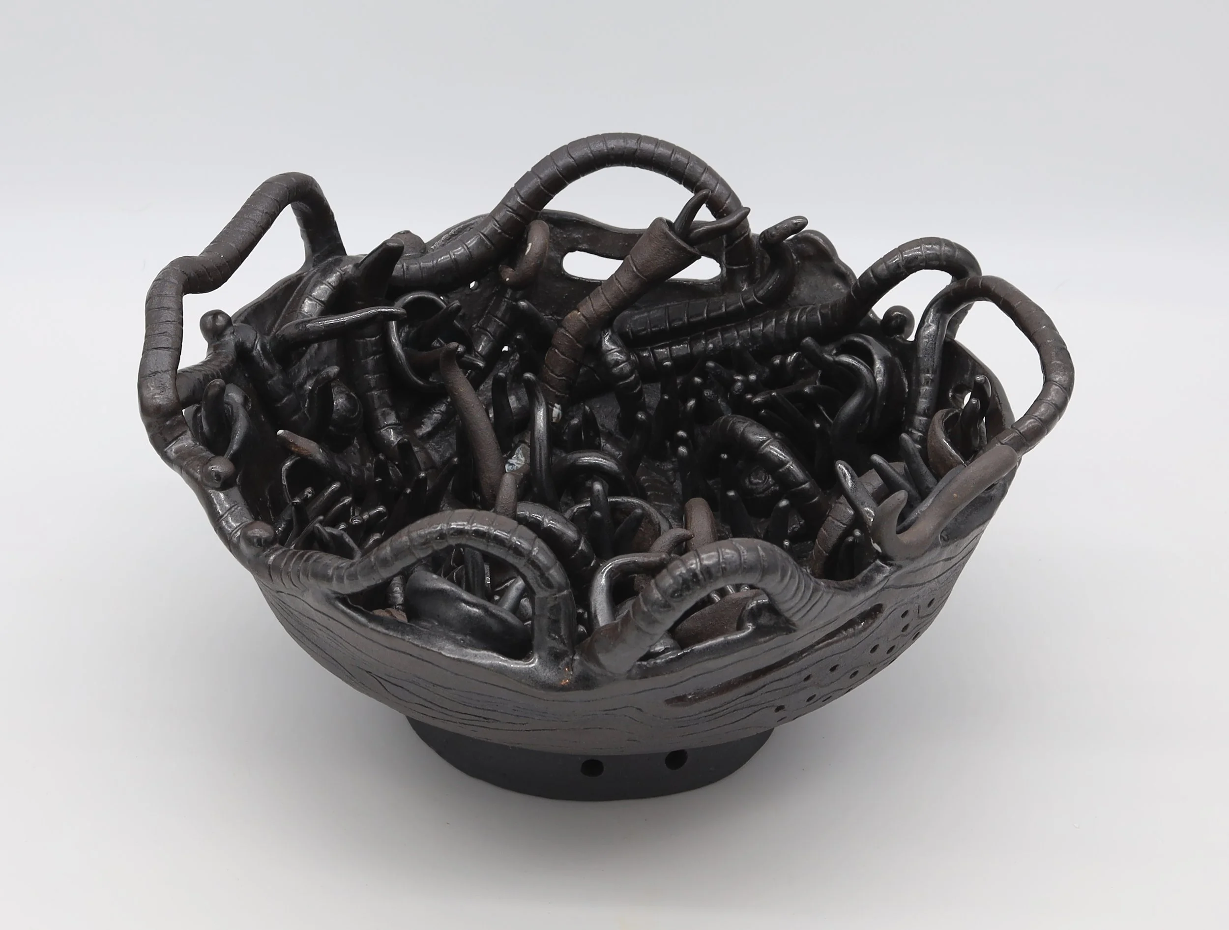 Distinctive Identity, Ceramic, 2024, 7” X 13” X 13” (H X W X D)