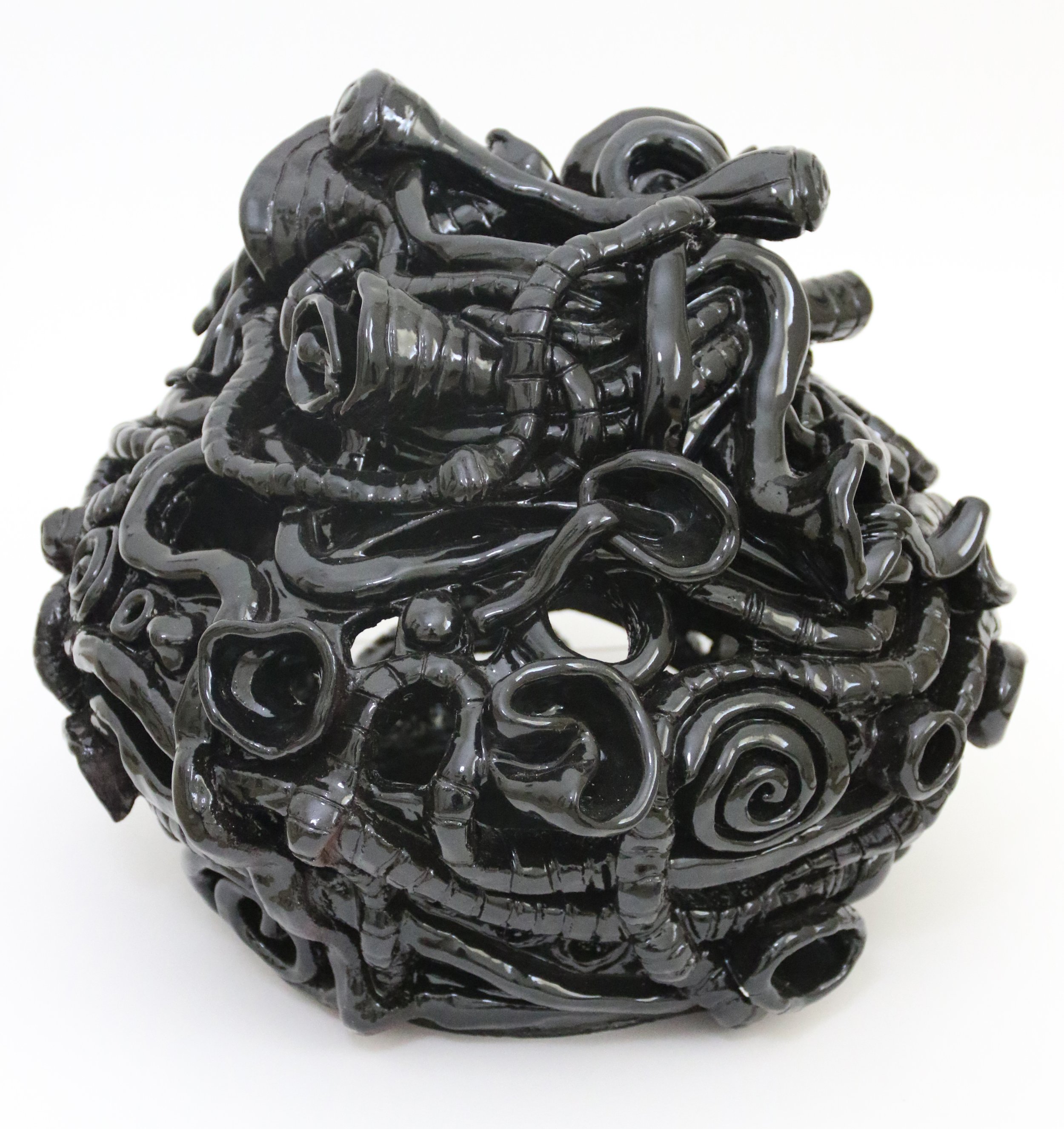 Intimate Discourse, Ceramic, 2017, 13"X 13"X  11" (HX WX D)