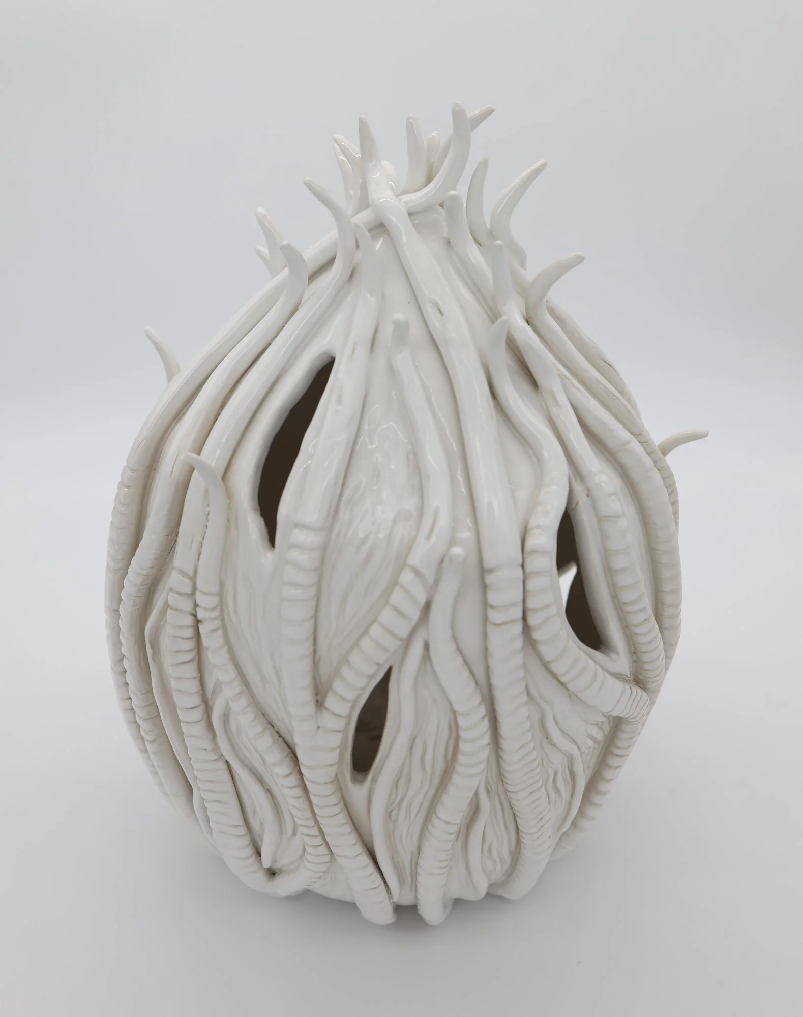 Introspective,
Ceramic, 2022,
11.5 X 11.5 X 14.5 (WX D X H) 