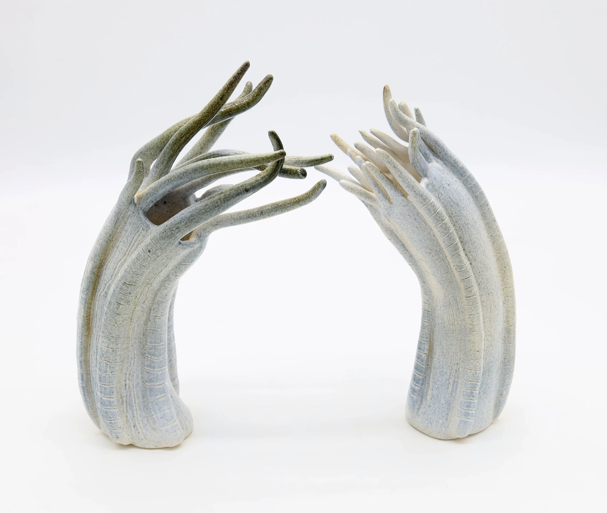 In Conversation,
Ceramic, 2024,
12” X 13” X 3” (H X W X D)