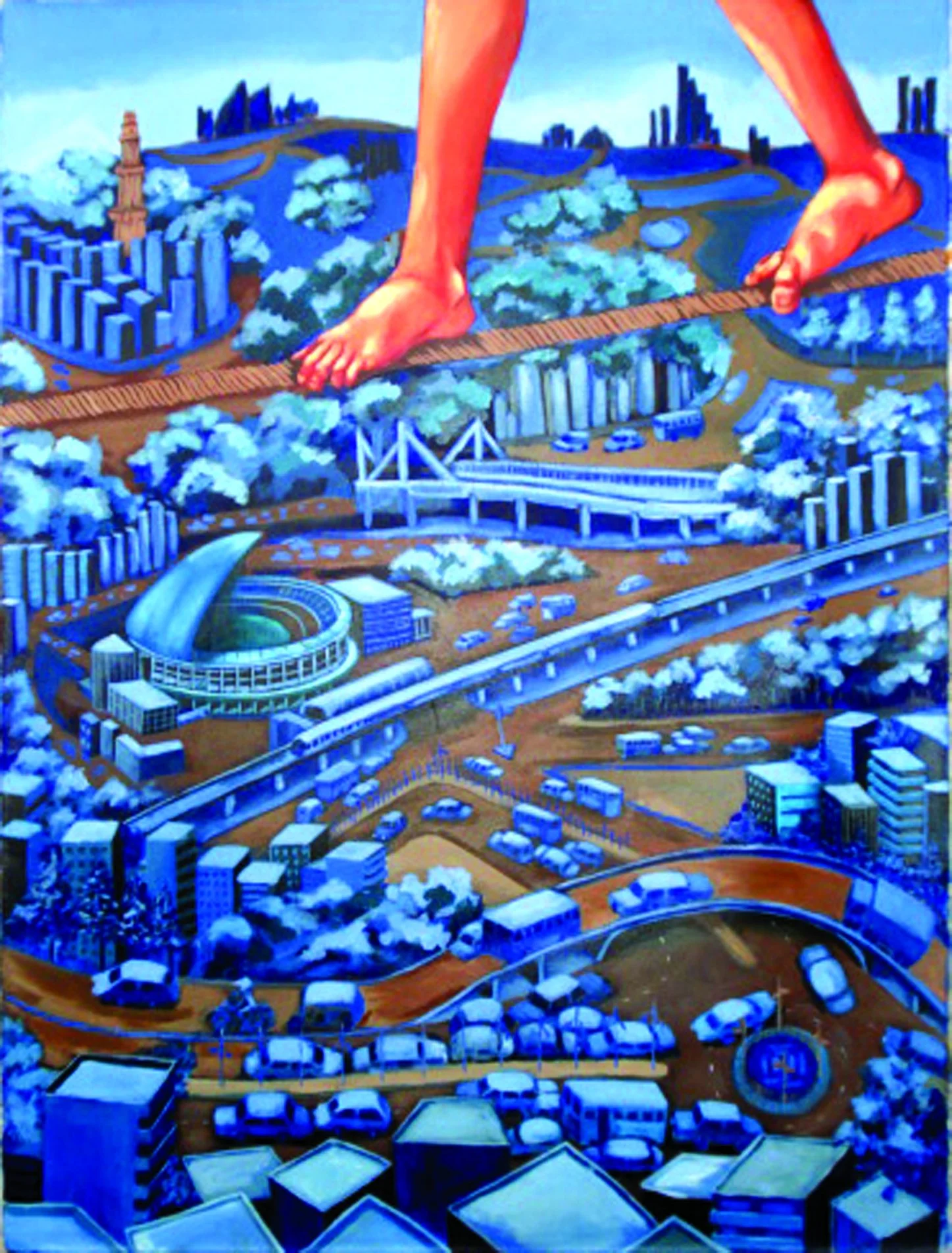 Sense of Balance (Veera Rasa)_Acrylic on Canvas_48x36_2011_Edited.JPG