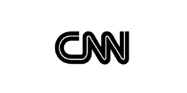 CNN logo in black and white