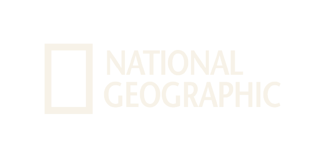National Geographic logo on a black background.
