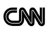 CNN logo in black and white