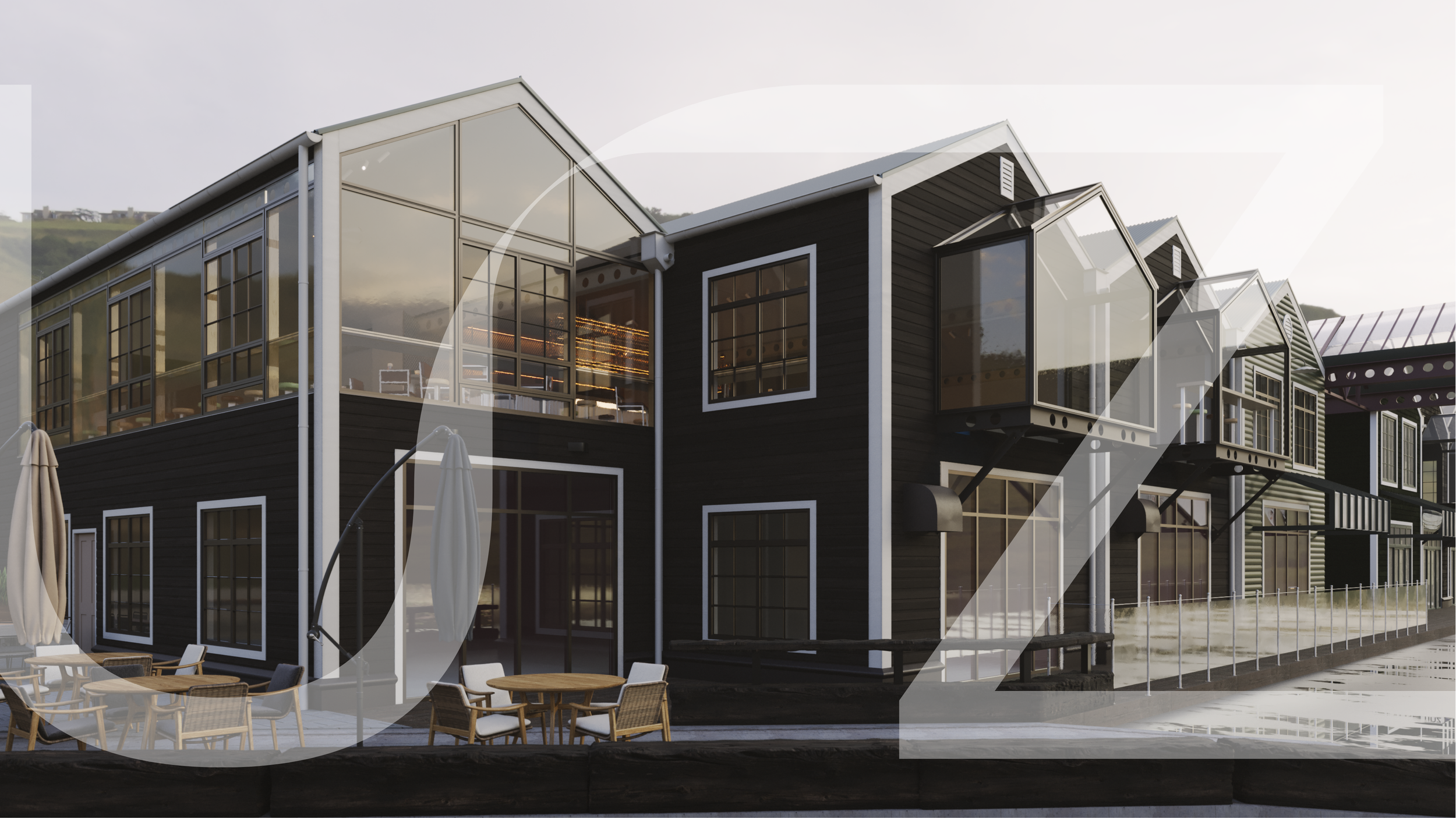 Historic building enhancement CGI render