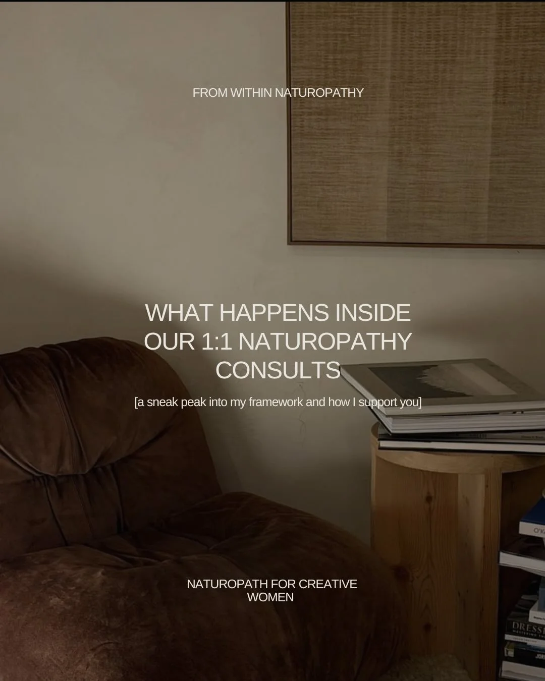 An insight into our 1:1 consults ~ the place to land if you&rsquo;re wanting to feel like you again. 

Online / Aus wide! Secure your spot via link in bio. 

#naturopath #womenshealth #nervoussystemregulation #womensnaturopath