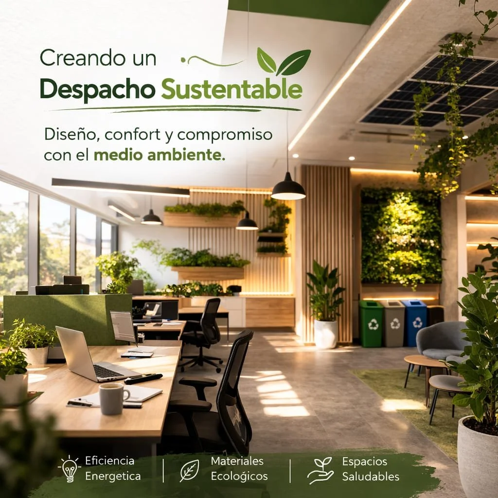 EcoTectos: Un espacio sostenible no solo es bueno para el planeta, &iexcl;tambi&eacute;n es bueno para ti! 🌱 Dise&ntilde;amos ambientes que fomentan el bienestar, la productividad y el respeto por el medio ambiente. &iquest;Te imaginas trabajando en