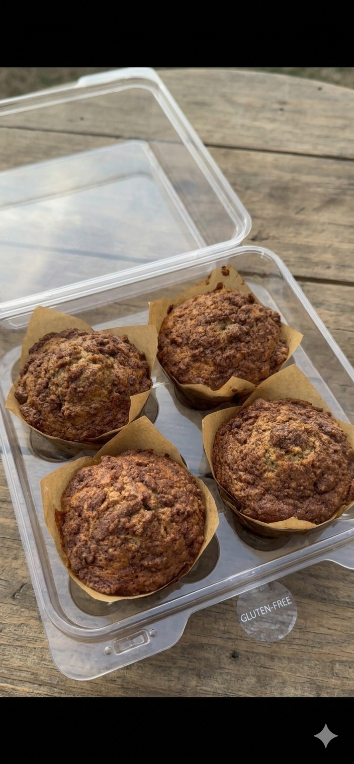 Banana Coffee Cake Muffins