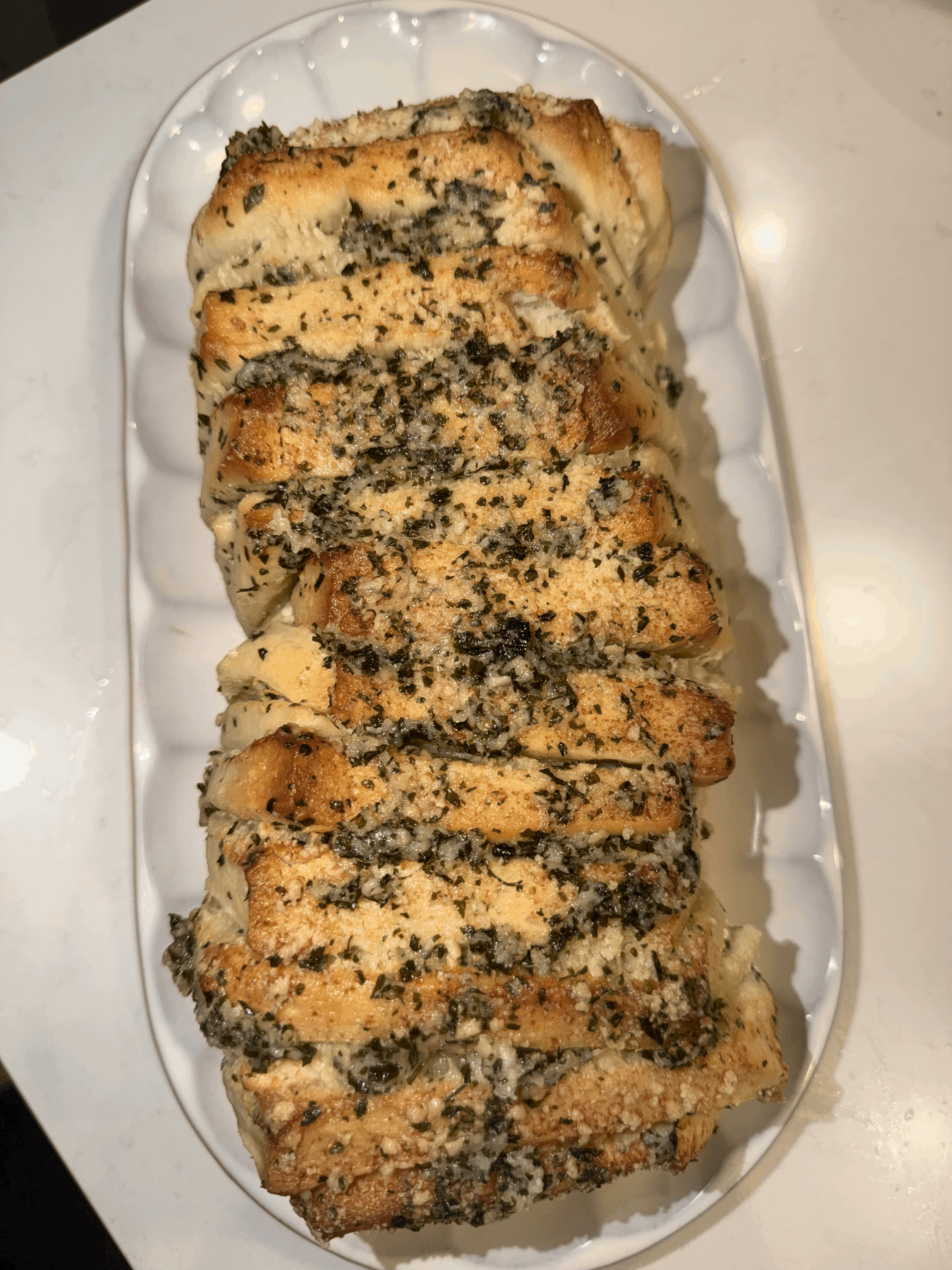 Garlic Parmesan Pull Apart Bread