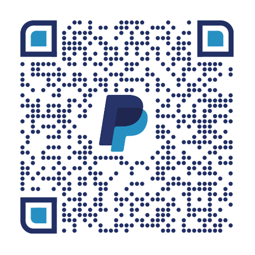 PayPal QR code for digital payment.