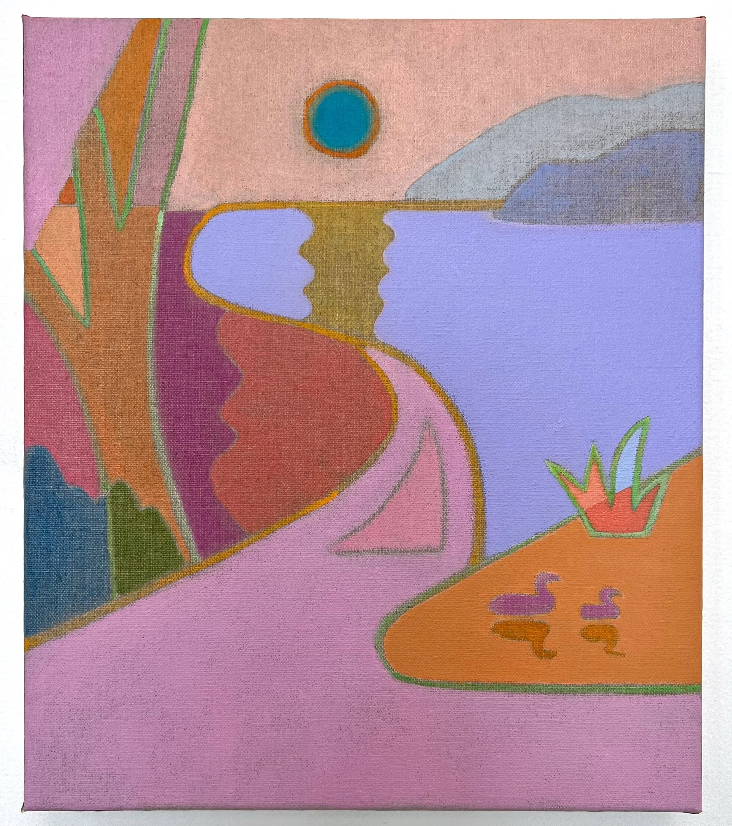 Tequila Sunrise 
Oil on linen 16" x 12"