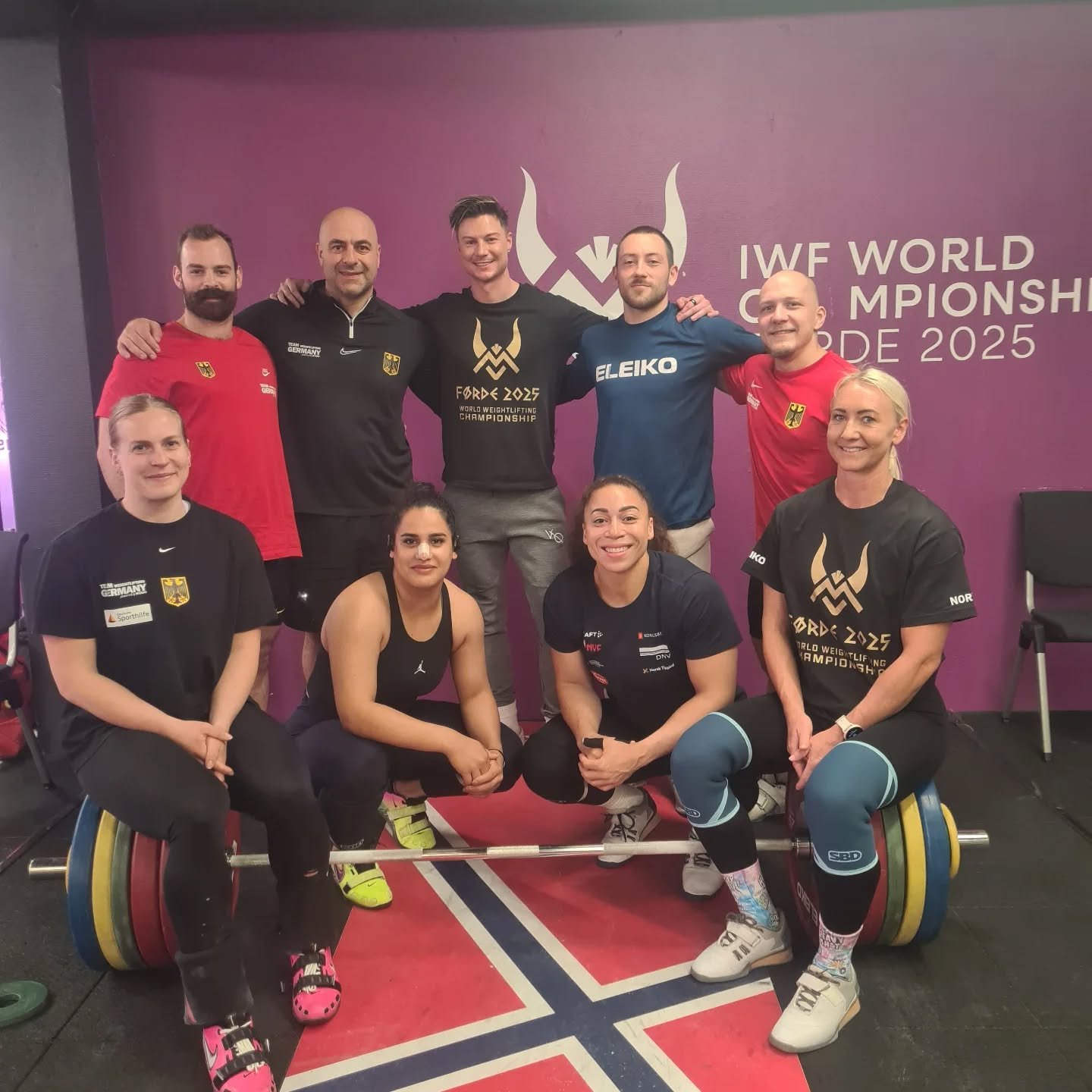 Thanks for a great training week!🏋&zwj;♂️💪 It has been an honor working with you all.🇩🇪🇧🇻🏋

Looking forward to our next camp in Berlin in September and the preparations for the World Championship - in my hometown, F&oslash;rde!🤩

You're all n