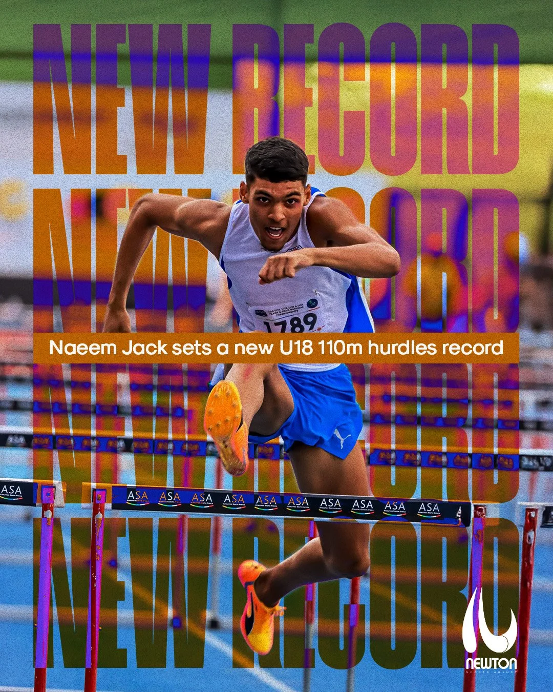 JACK BREAKS SA U20 RECORD