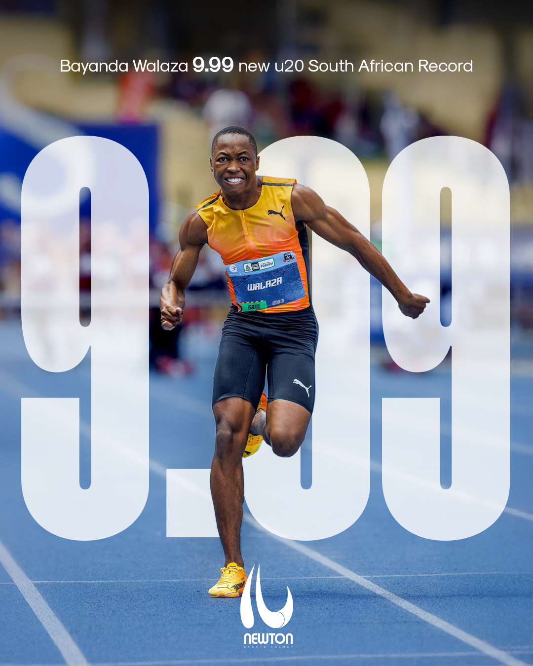 WALAZA BREAKS 100M U20 NATIONAL RECORD