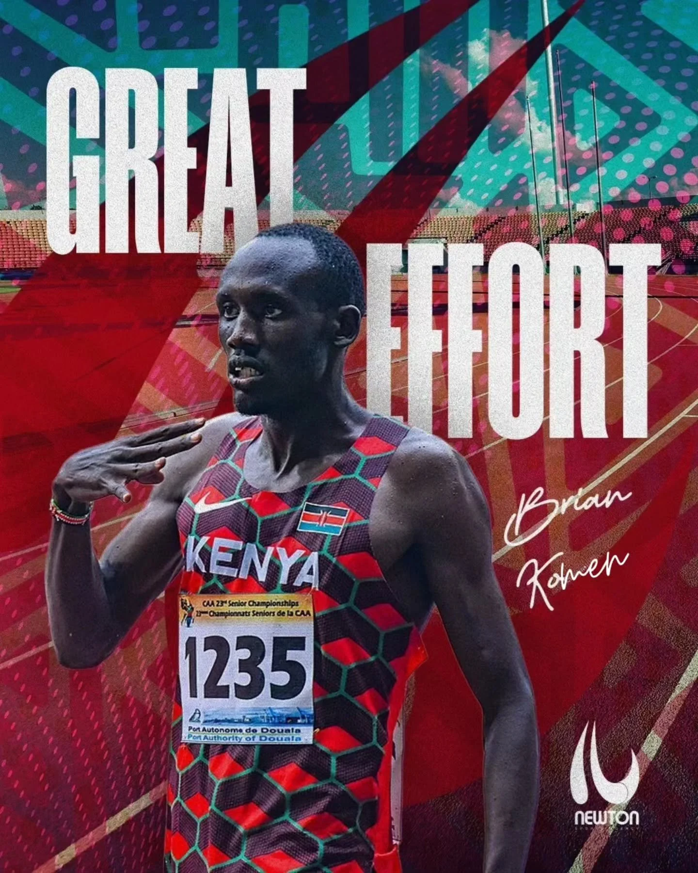 📢 African Athletics Championships Update 📢 

@komen4842 takes bronze in the men's 1500m 🔥 Congratulations Brian!

#africanexcellence 

@asics 
@asicsrunning