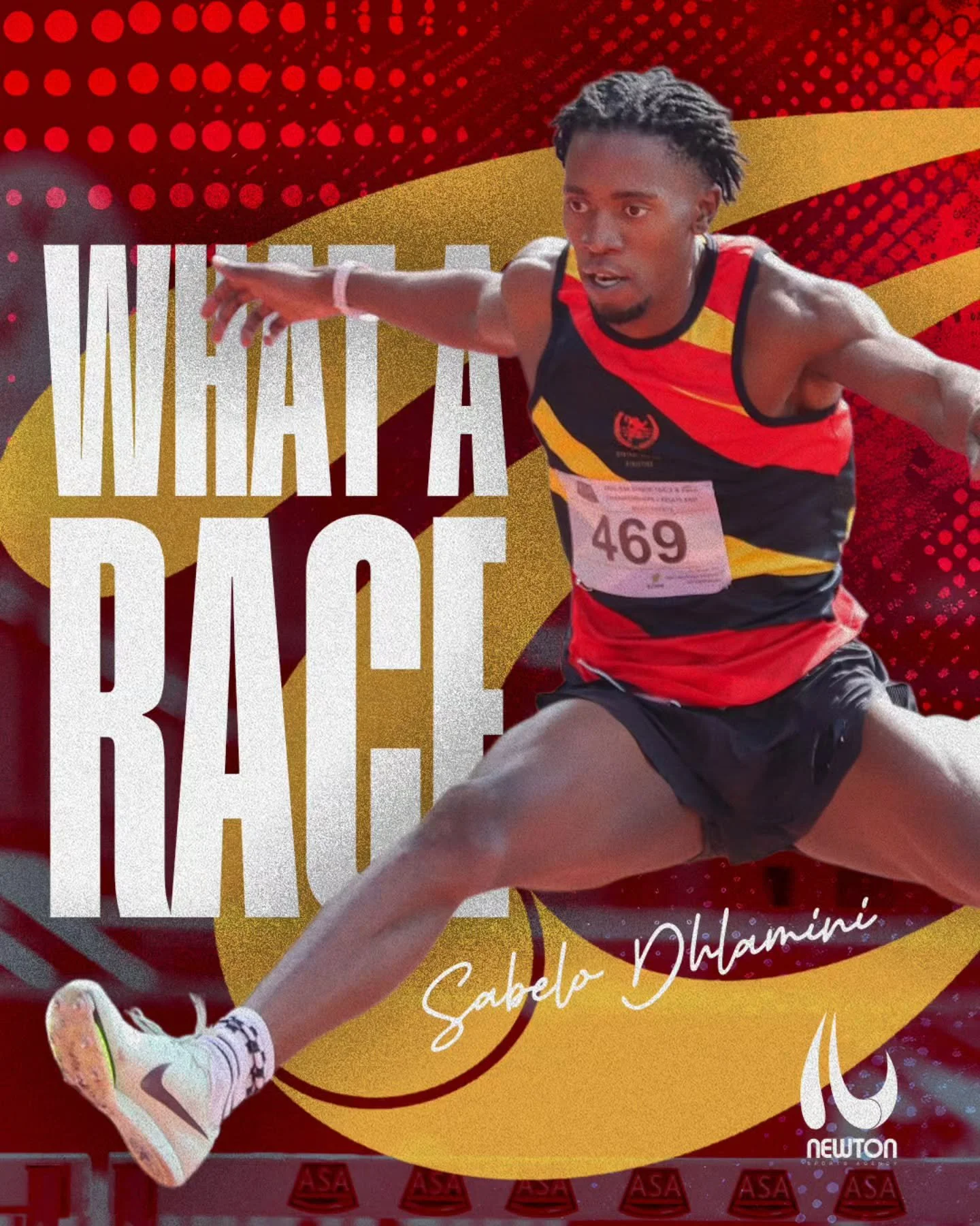 Great run from @sabelo.dhlamini to come 2nd in the 400mH at Continental Tour Bronze @memorial_josefa_odlozila meeting today - in a  time of 49.59s👏🏿