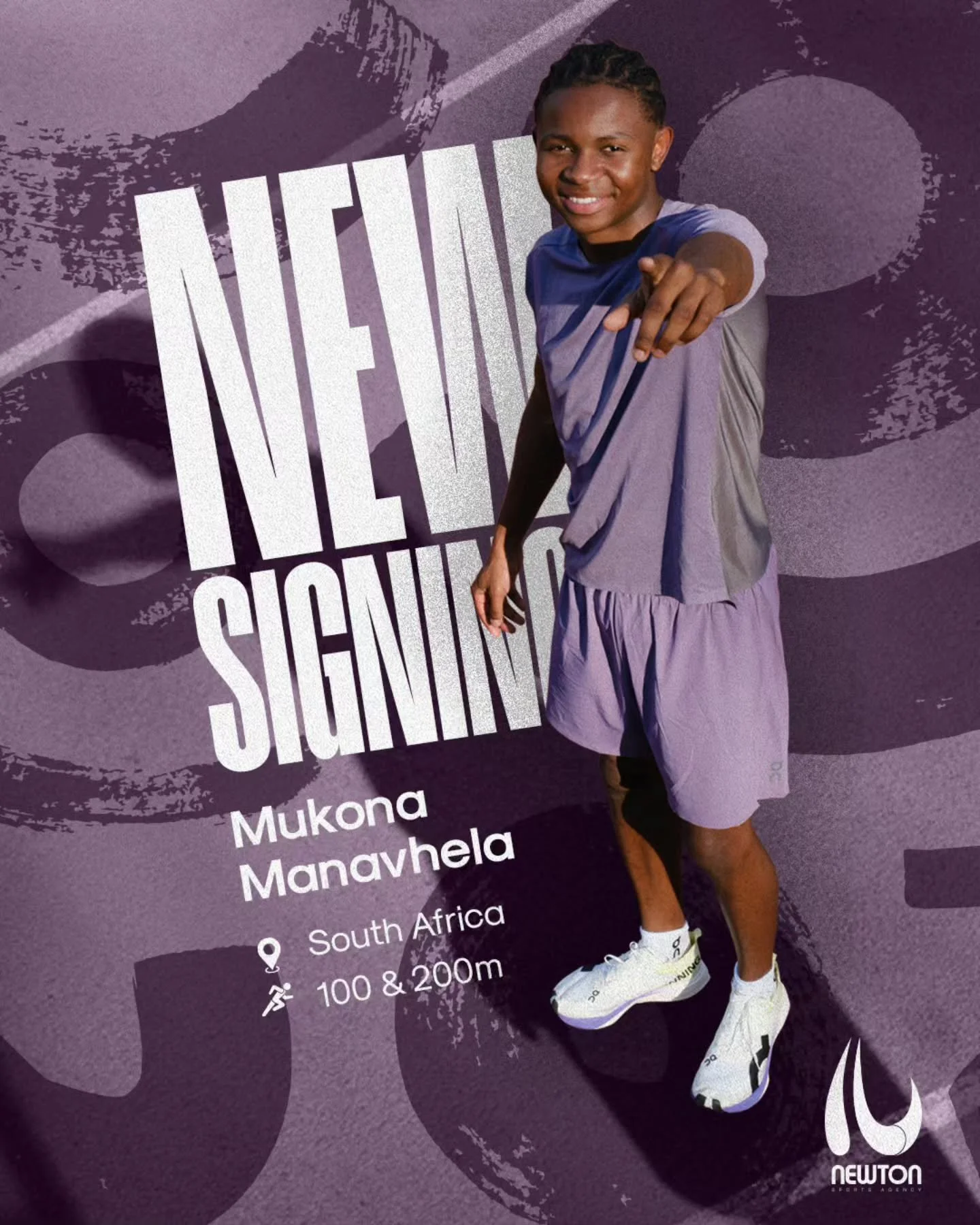 📢 NEW SIGNING 📢

Today we are proud to welcome @smiley.___za to Newton Agency.

We believe African talent deserves world-class support, world-class opportunities, and a team that sees not only the athlete they are today, but the person they can bec